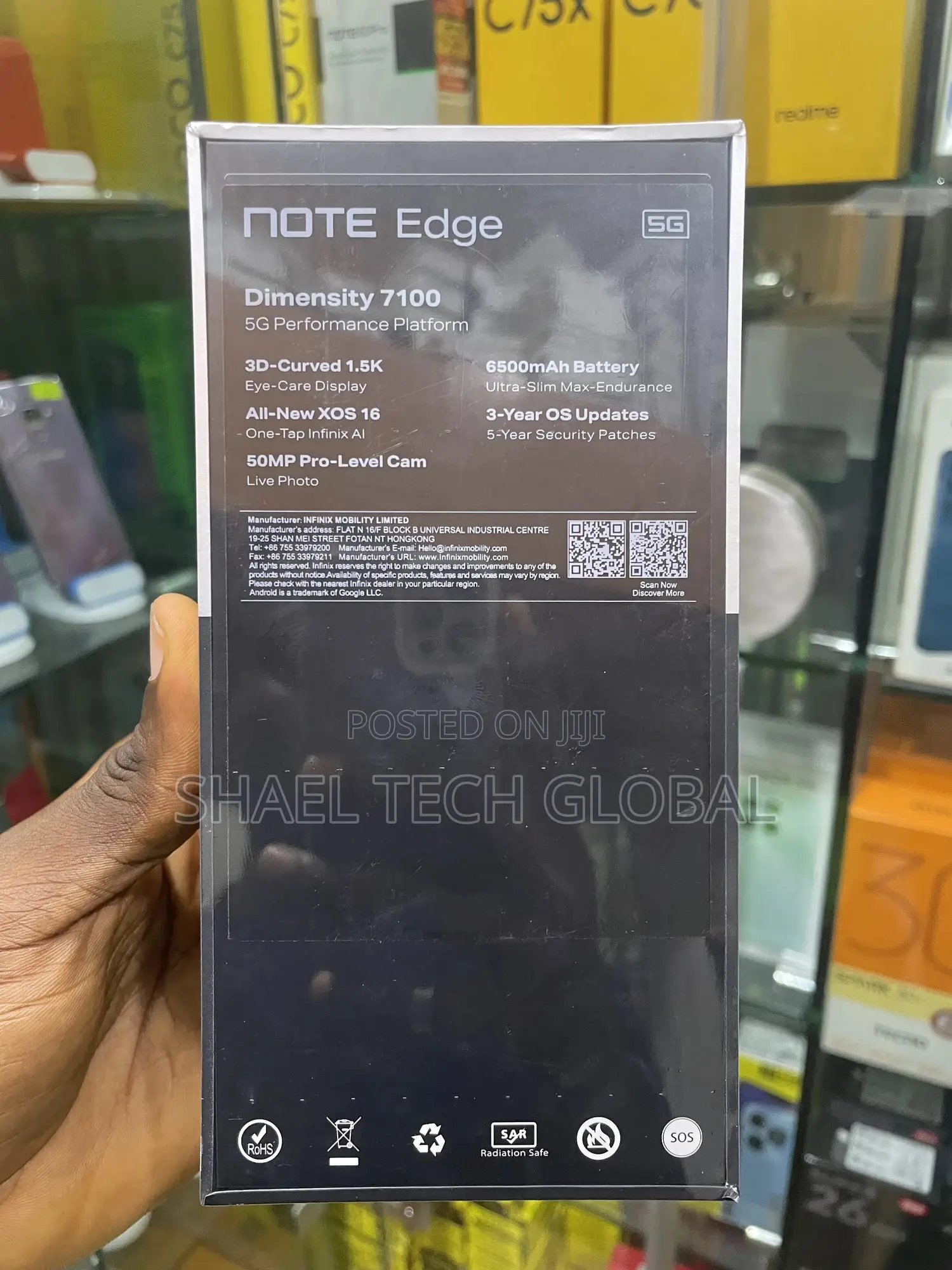 New Infinix Note Edge 128 GB