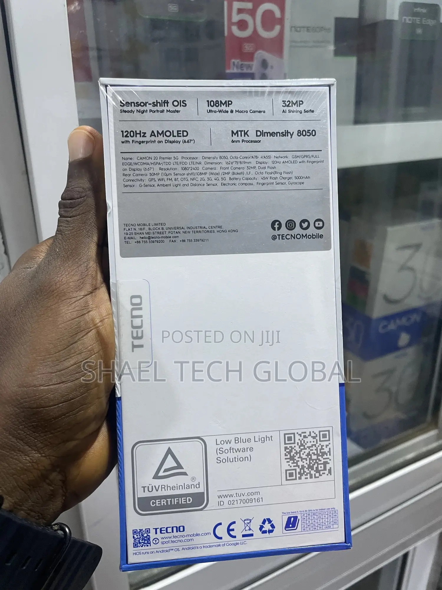 New Tecno Camon 20 Premier 5G 512 GB