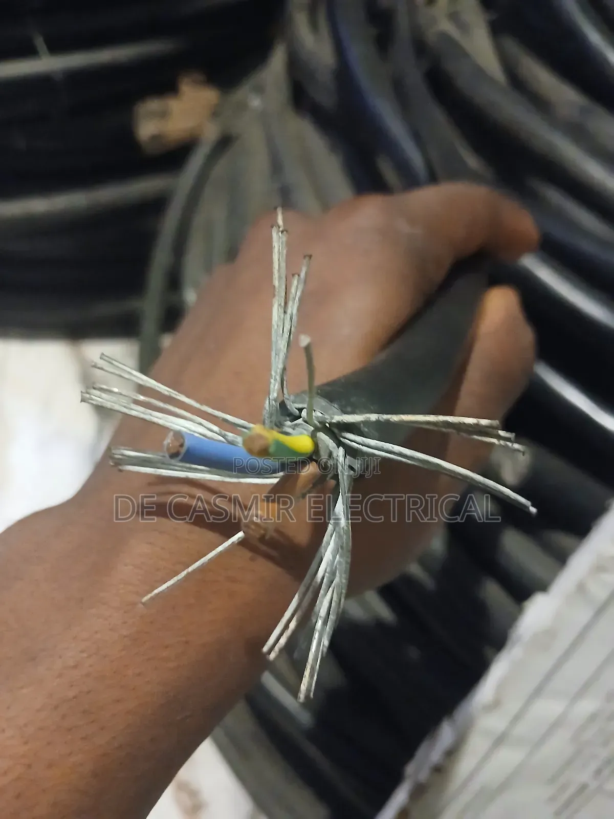 3x2.5mm2 Armoured Cable 600/1000 Volts