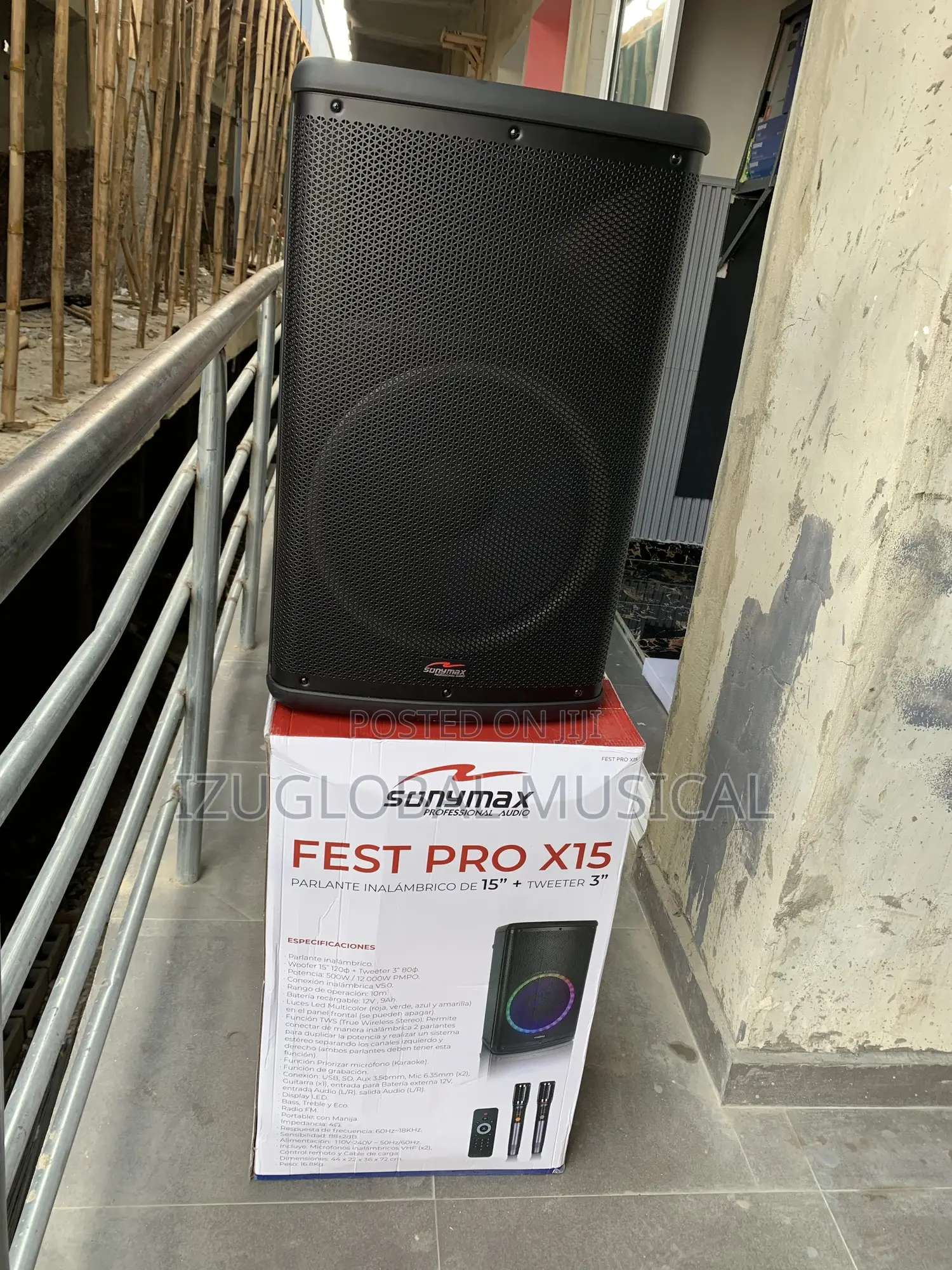 Sonymax Biggest 15” Inches Rechargeable Public Address 12000watts