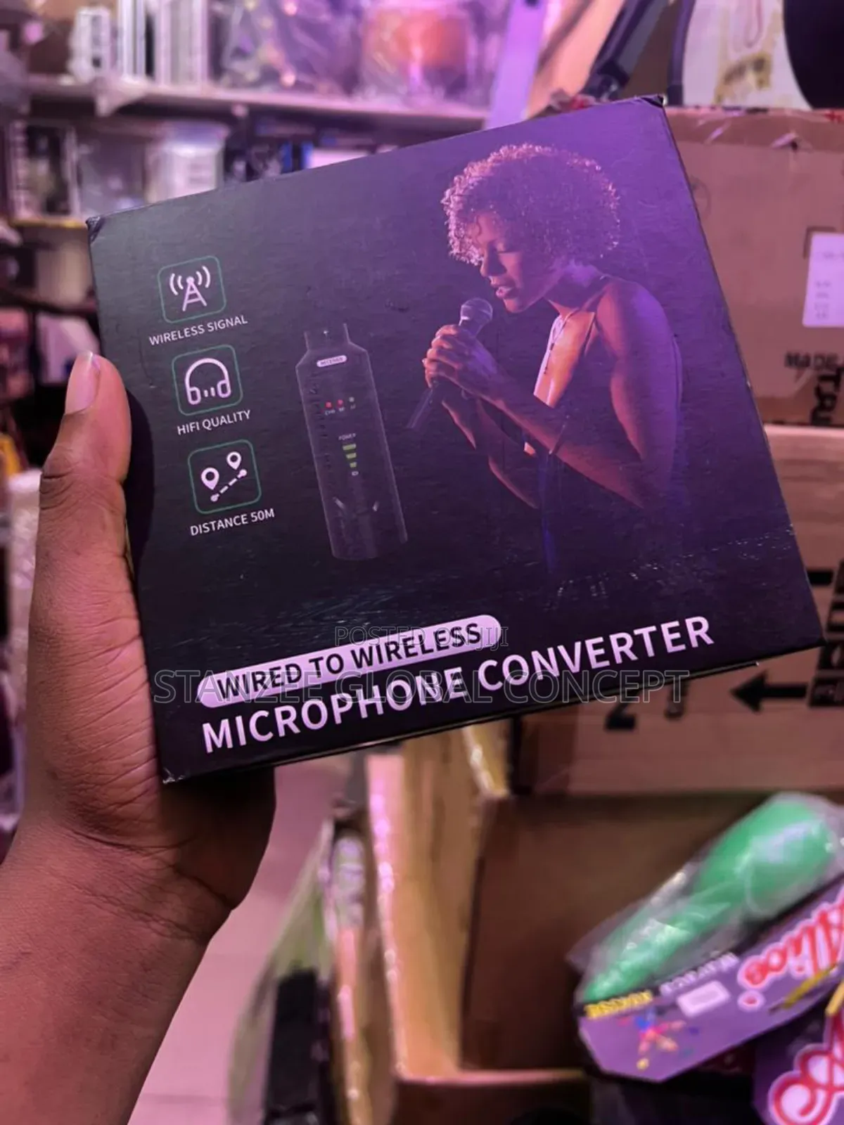 Wired to Wireless Microphone Converter