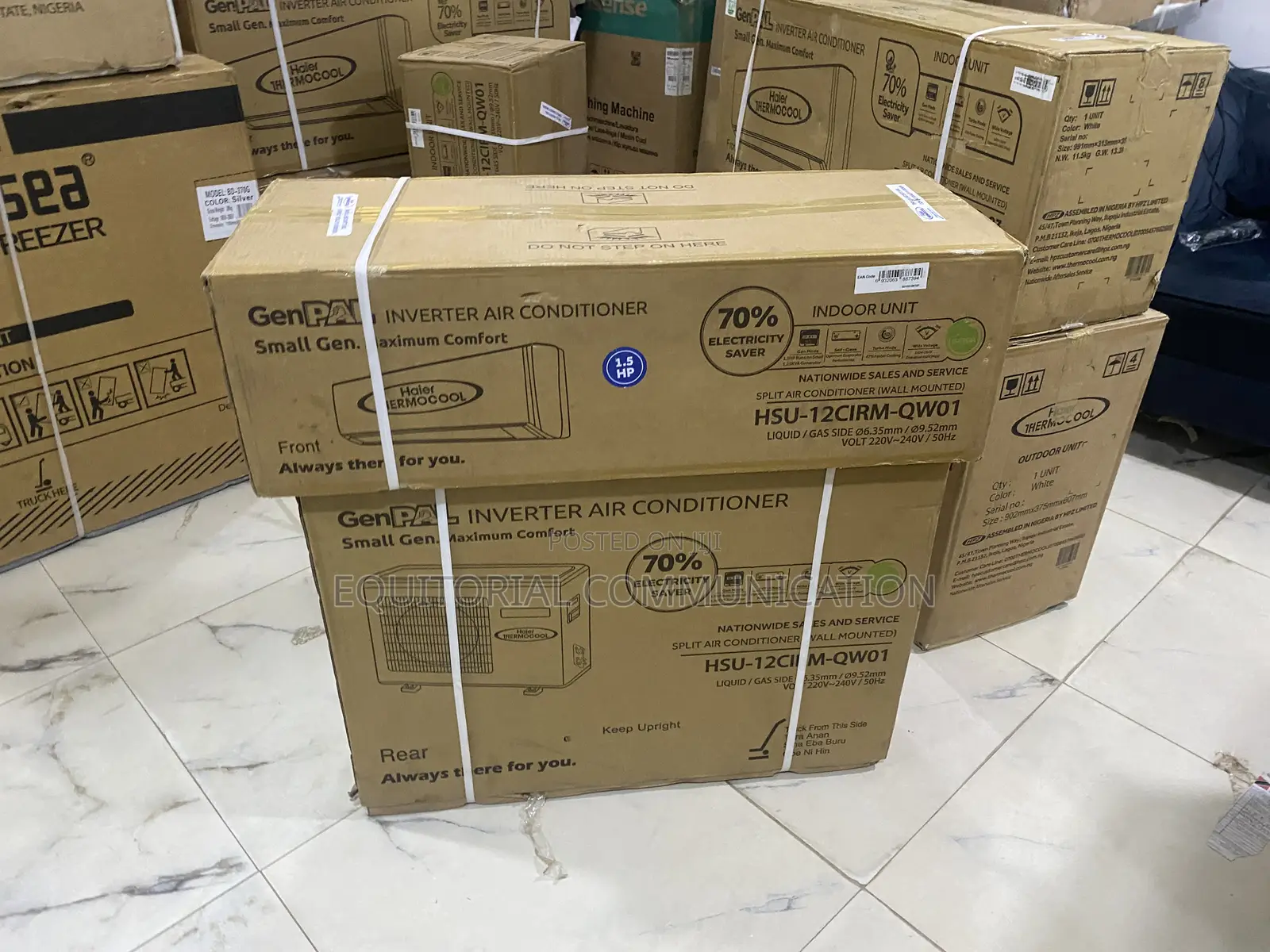 Haier Thermocool Genpal 1.5hp Inverter Generator Friendly Ac