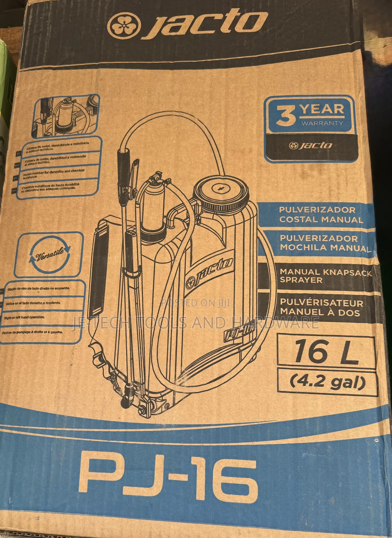 Jacto Professional Manual Sprayer 16l