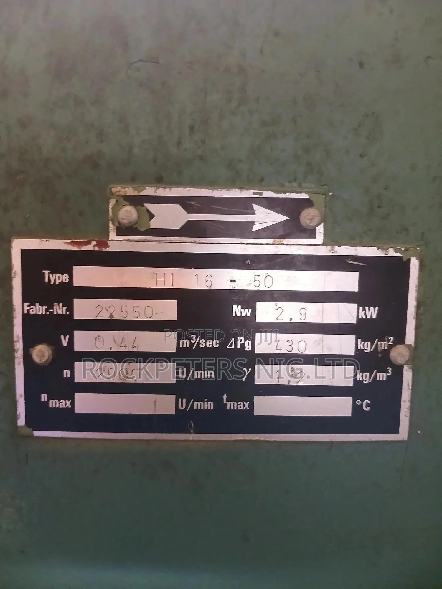 Industrial Centrifugal Air Blower(4hp)