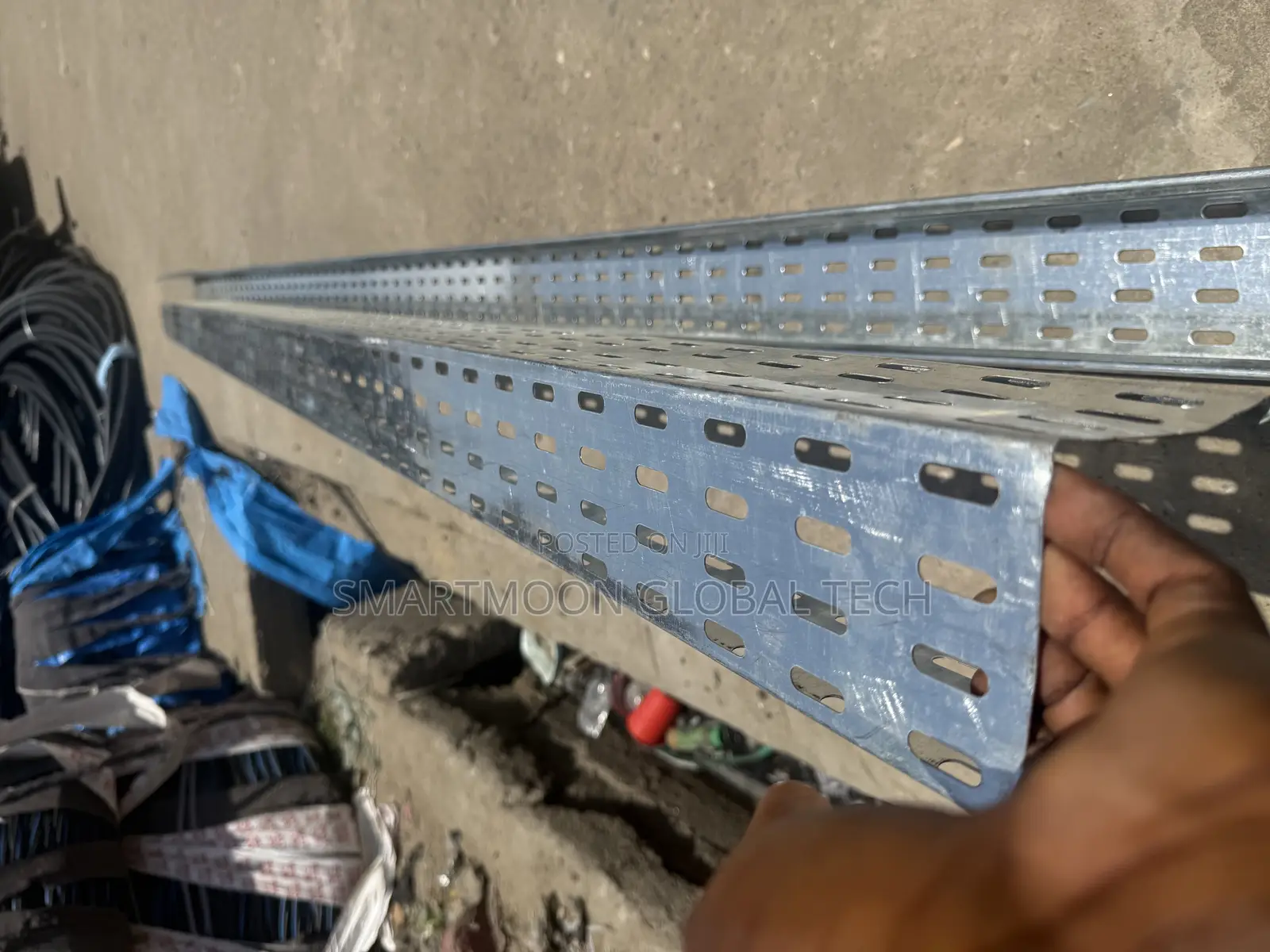 100 X 100mm Galvanized Cable Tray , Pure Galvanized Cable Tray