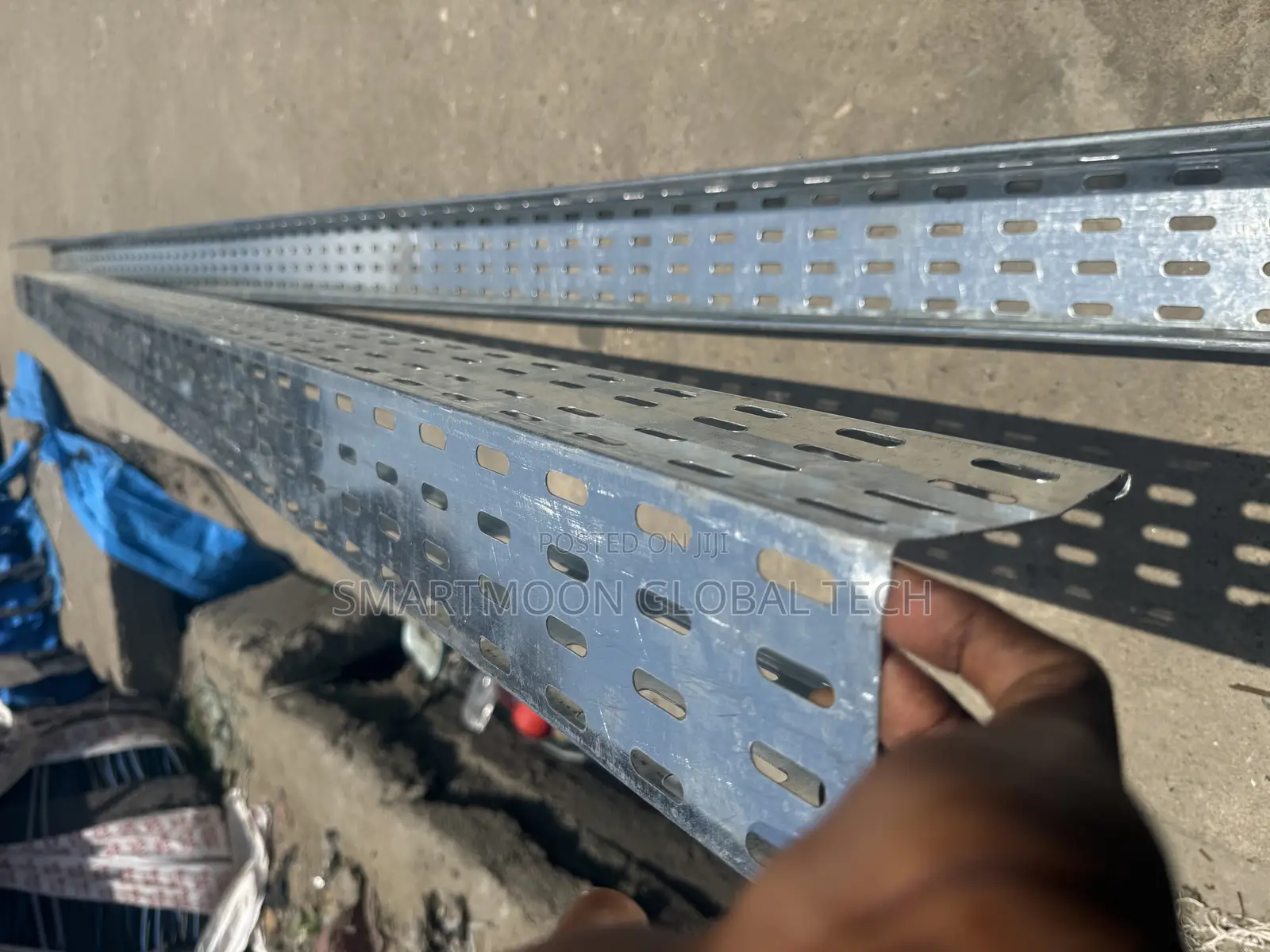 100 X 100mm Galvanized Cable Tray , Pure Galvanized Cable Tray
