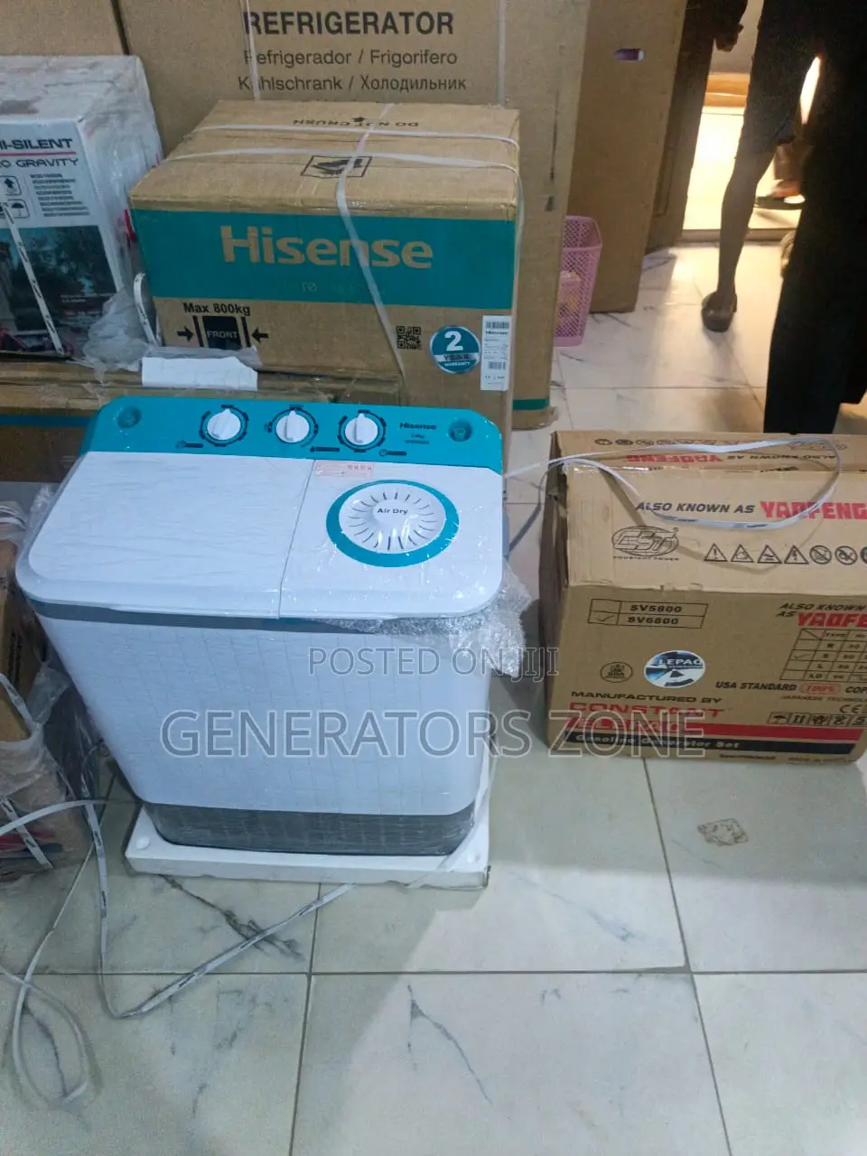 5kg Semi Automatic Cloth Washer Hisense Manual