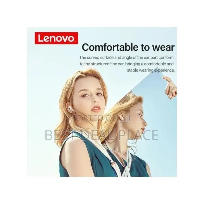 Lenovo Lp40 Bluetooth 5.0 Waterproof Earphone Touch Headset