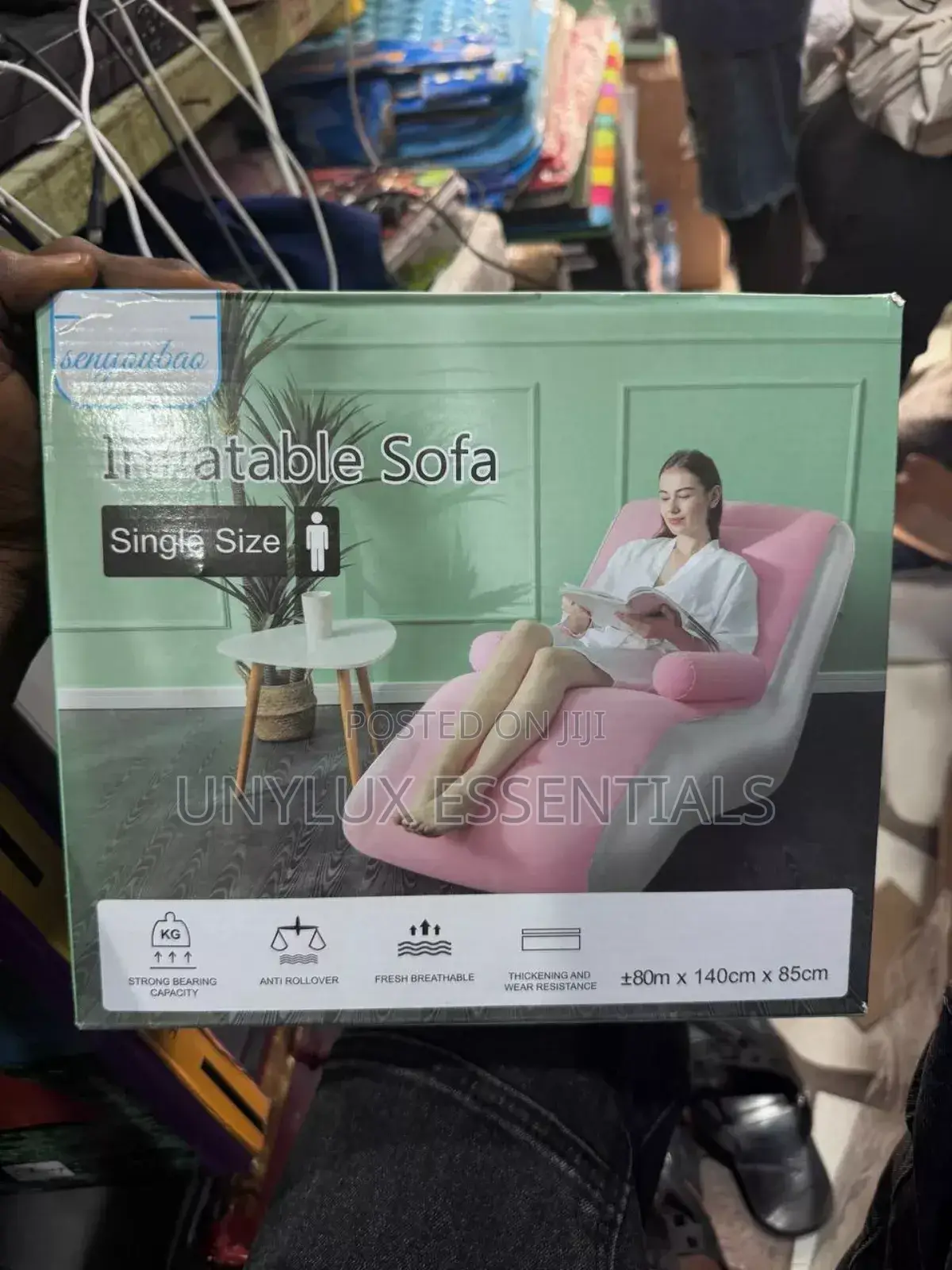 Inflatable Sofa (Single Size With Manual Pump)