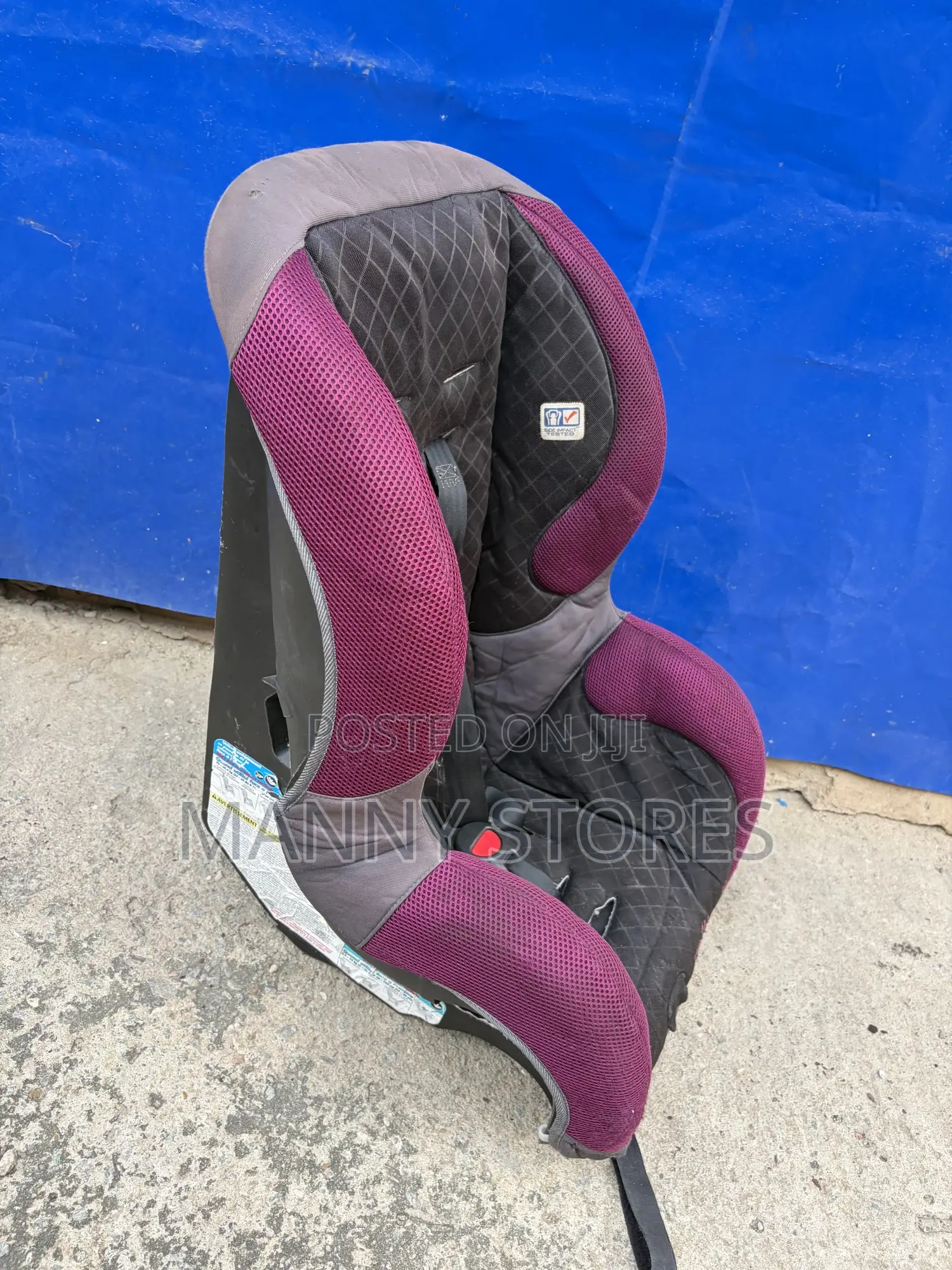 Purple Evenflo Booster Car Seat