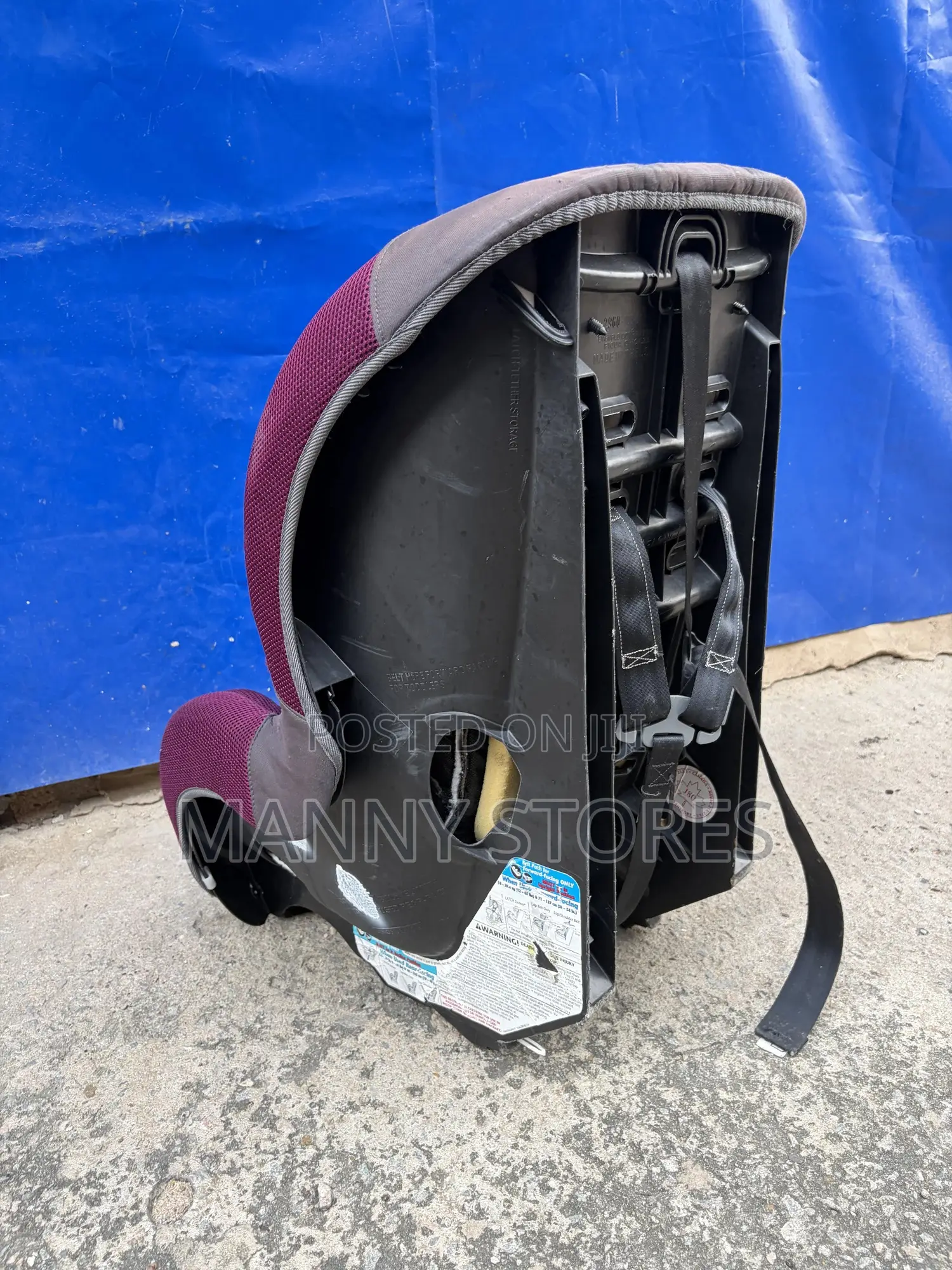 Purple Evenflo Booster Car Seat