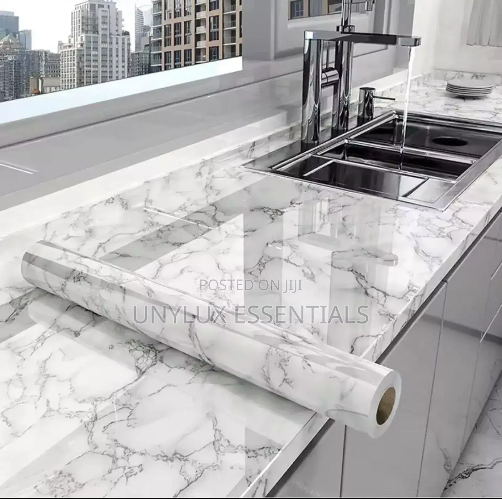 Marble PVC Self Adhesive Waterproof Oil-Proof Wallpaper