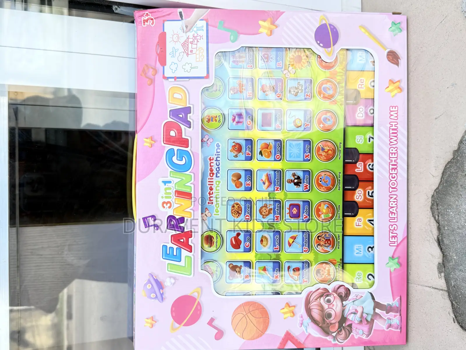 Toddlers 3 in 1 Learning Pad(Write and Erase/ Piano/ Learning)