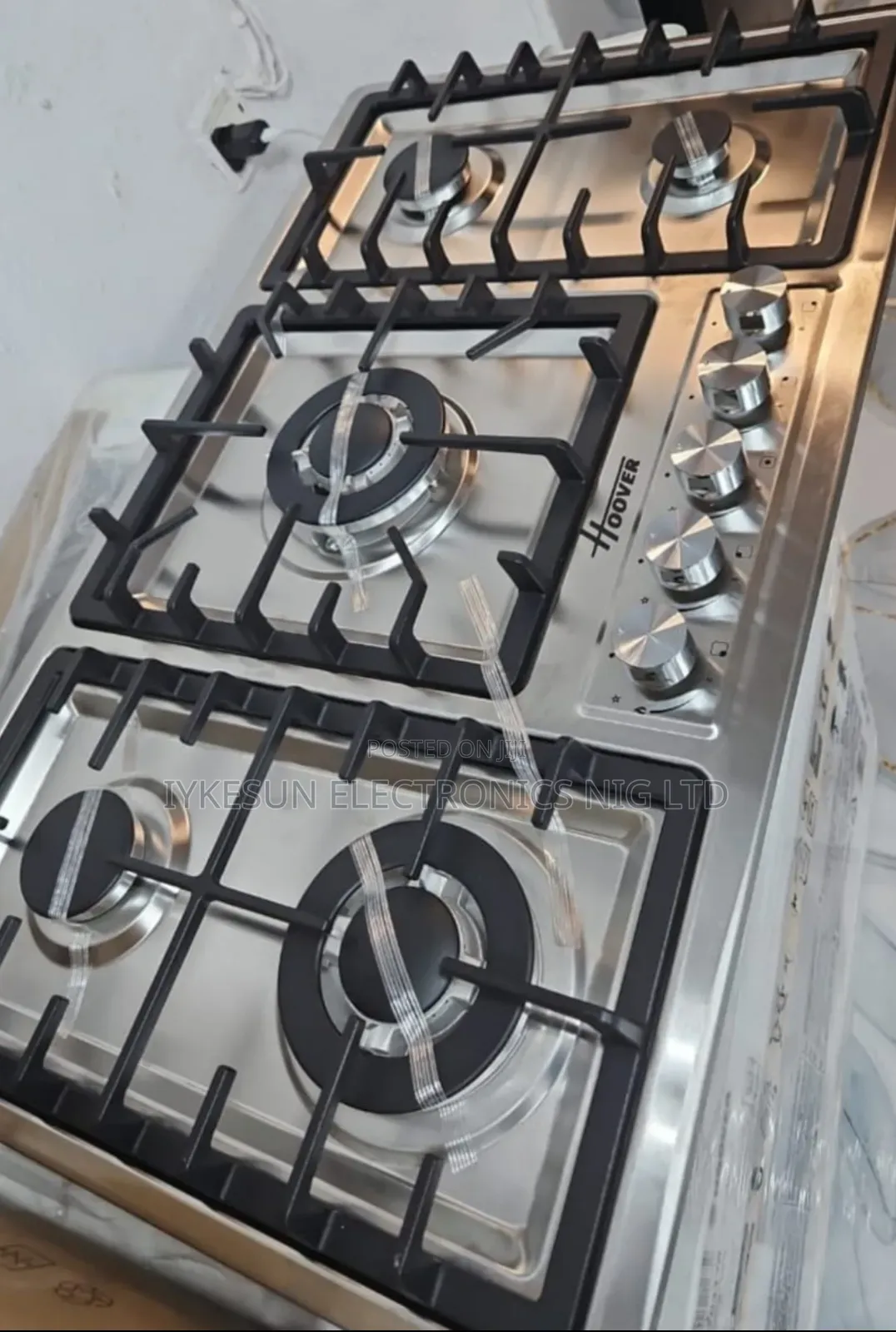 Original Hoover Built-in Premium Quality Luxury 5 Burners Gas Cooker