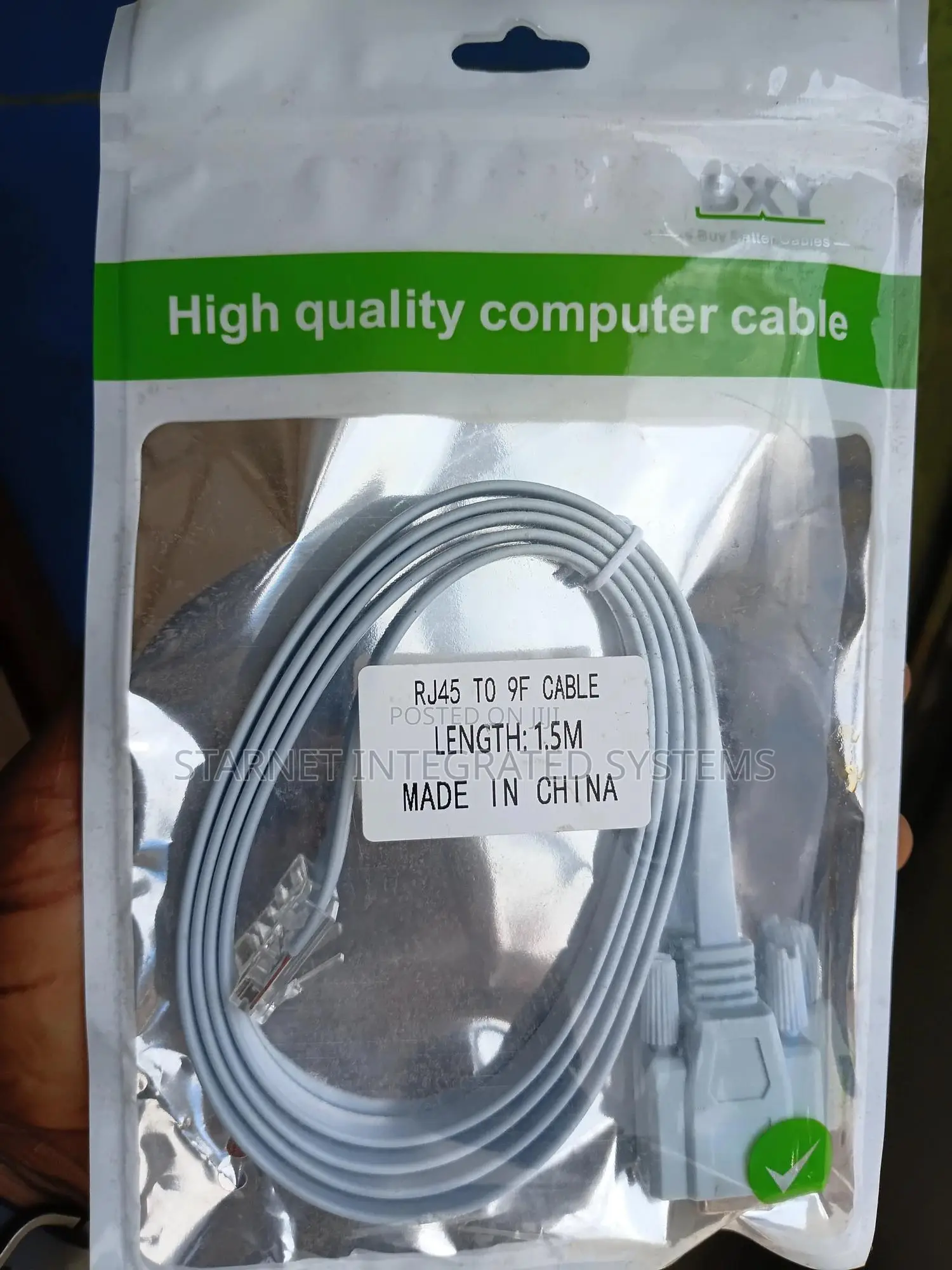 Rj45 to Rs232 Serial 9 Pin Cable