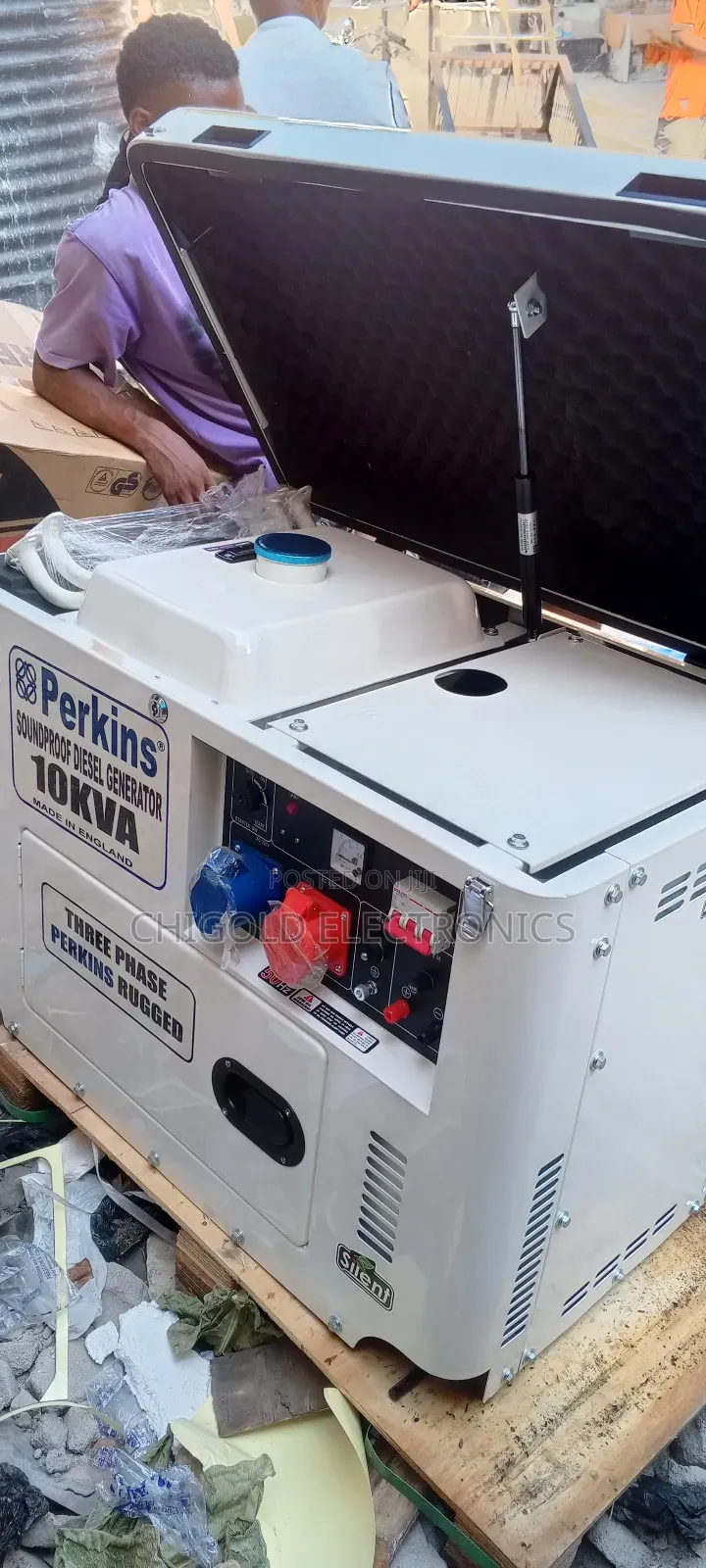 Original Perkins Diesel Generator 3 Phase 100% Copper Coil 10kva