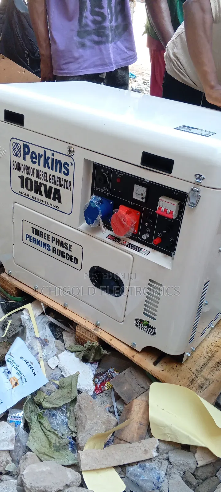 Original Perkins Diesel Generator 3 Phase 100% Copper Coil 10kva