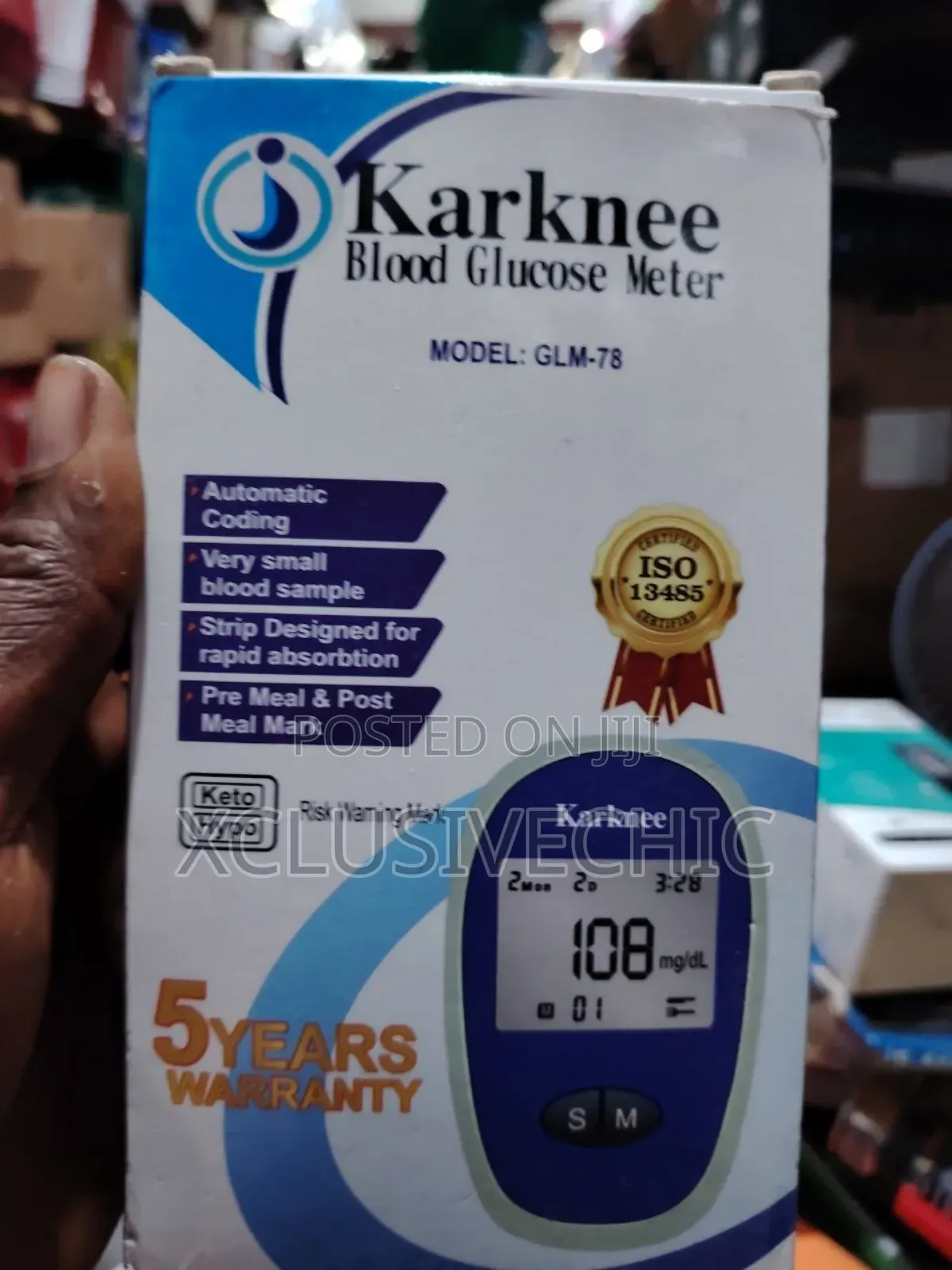 Karknee Sugar Test Meter Karknee With an Extra 25 Strips