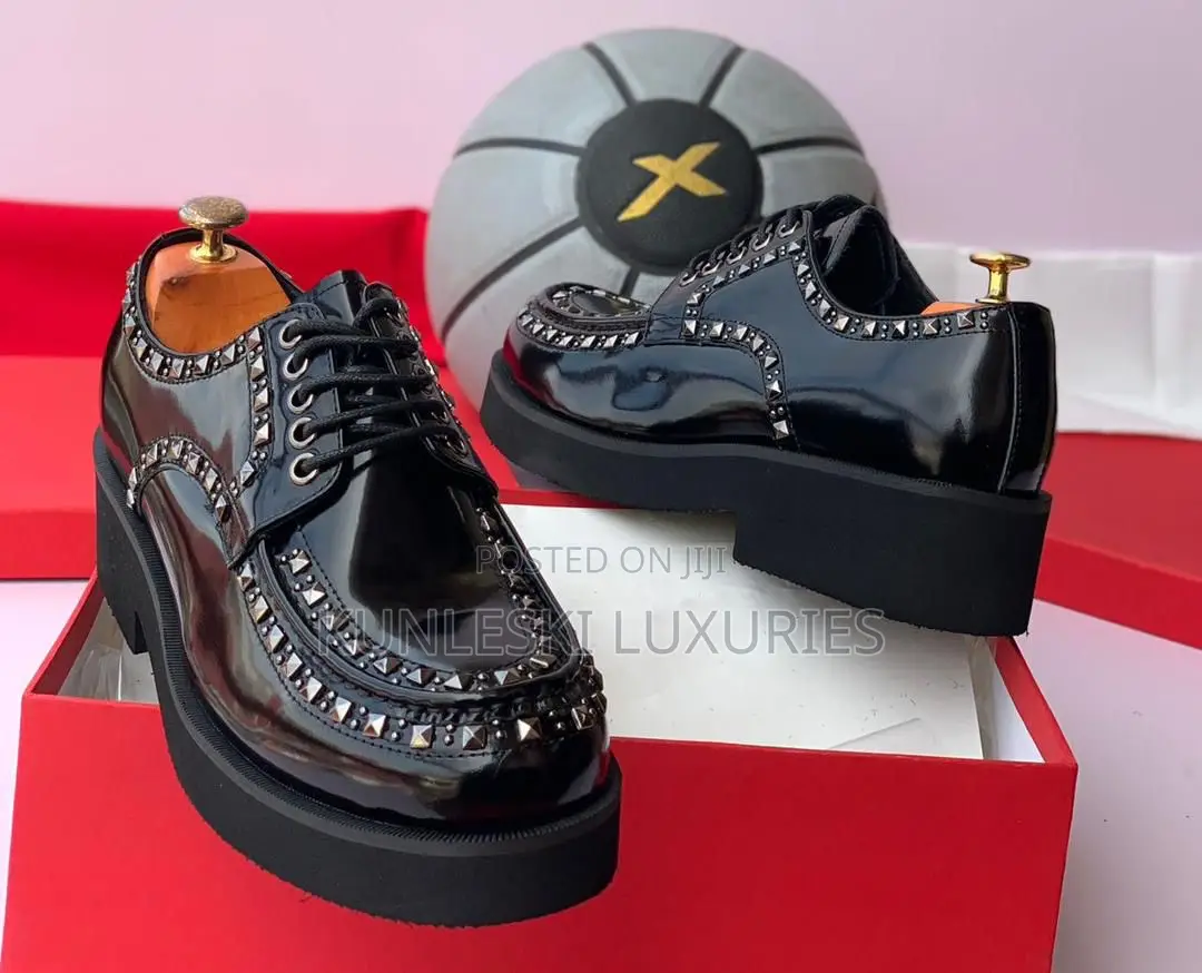 Original Valentino Garavani Patent Leather Shoes for Men