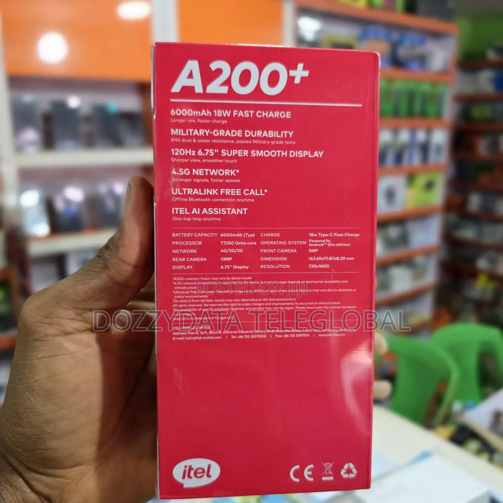 New Itel A200+ 128 GB