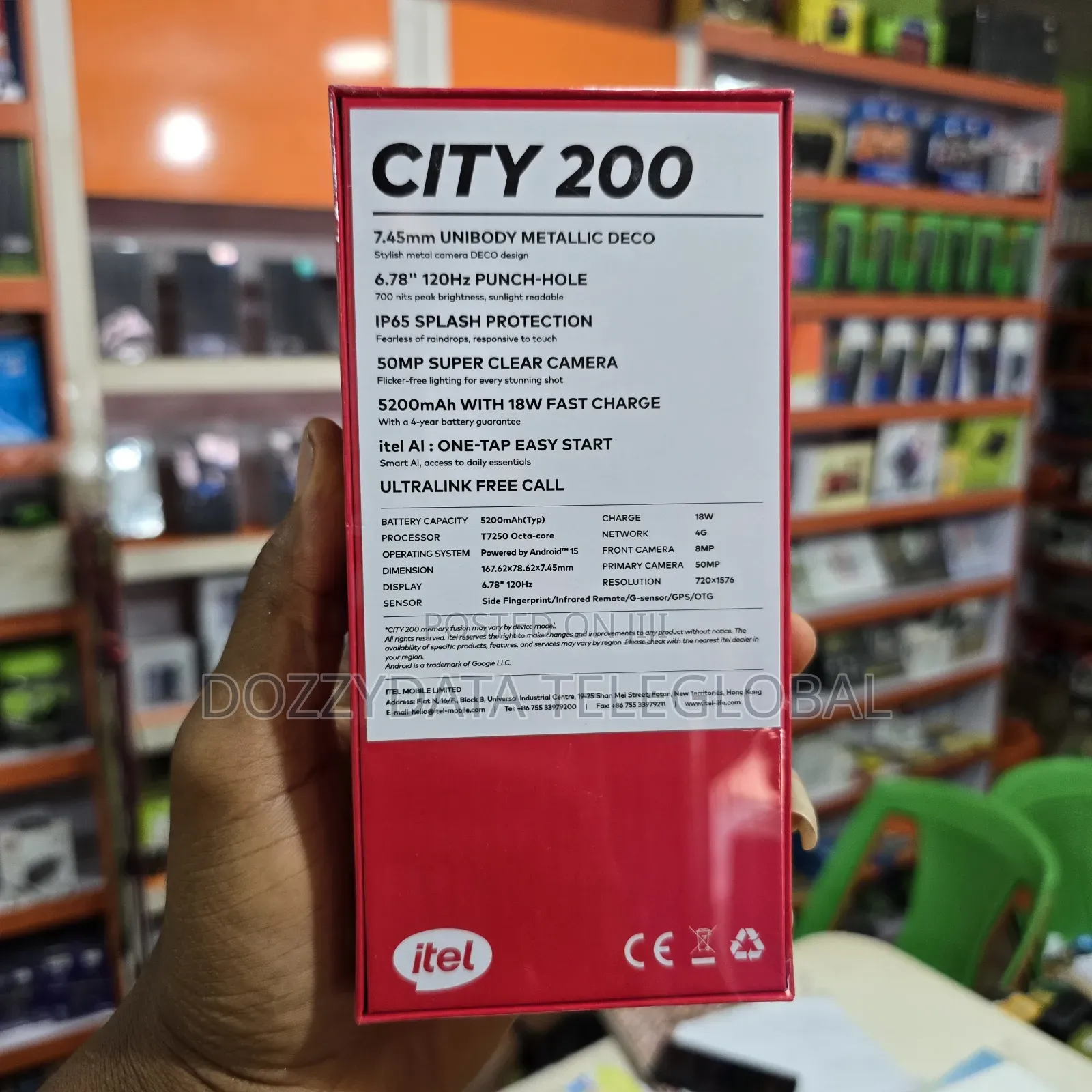 New Itel City 200 128 GB