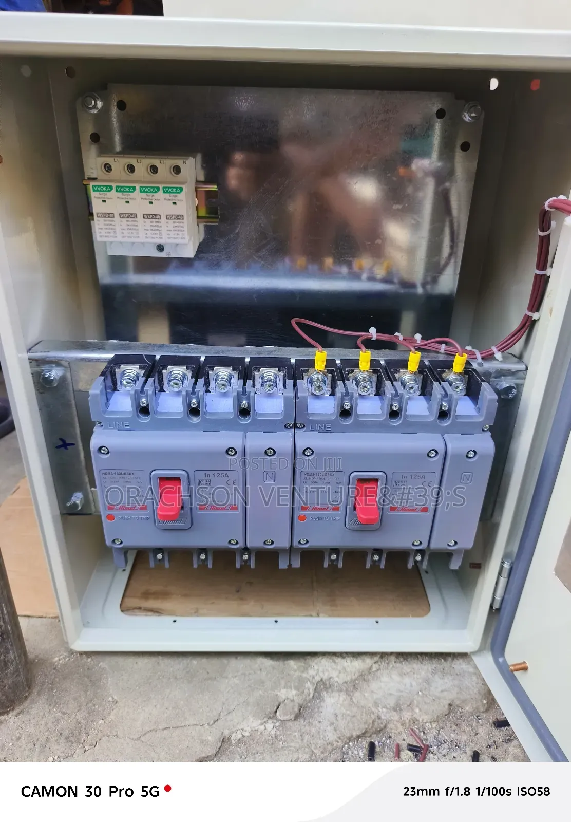 Himmel Panel With McCb Breakers 125amps