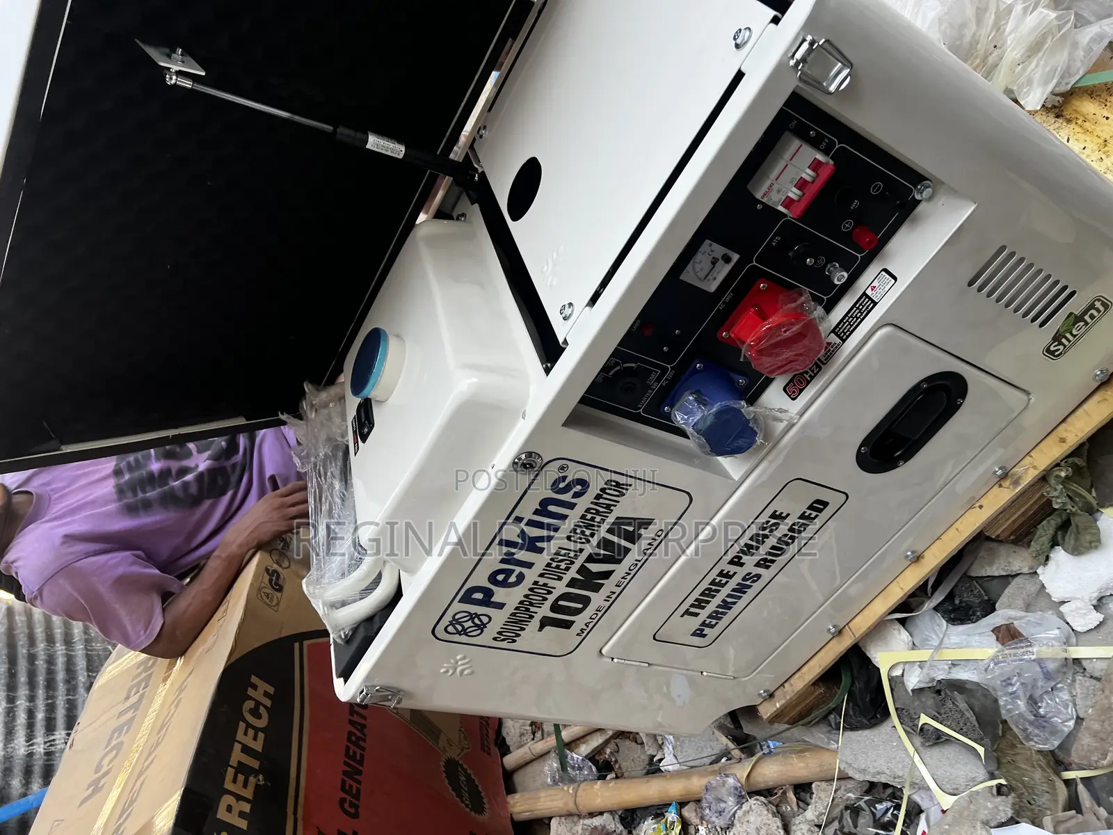 Your Trusted 10kva Perkins Soundproof Diesel Generator Pure Copper
