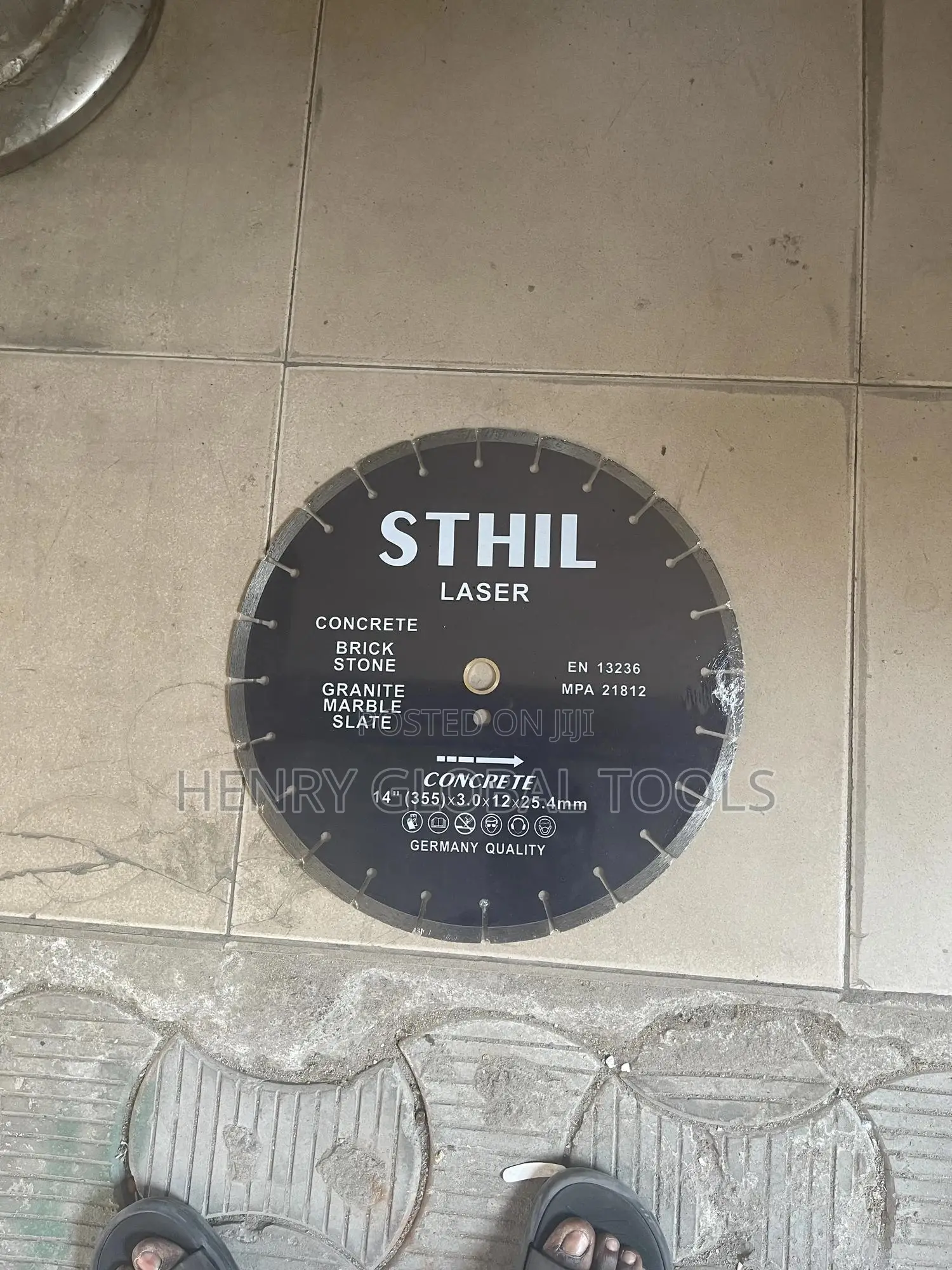 14” Sthil Diamond/Granite Cutting Disc Heavy Duty