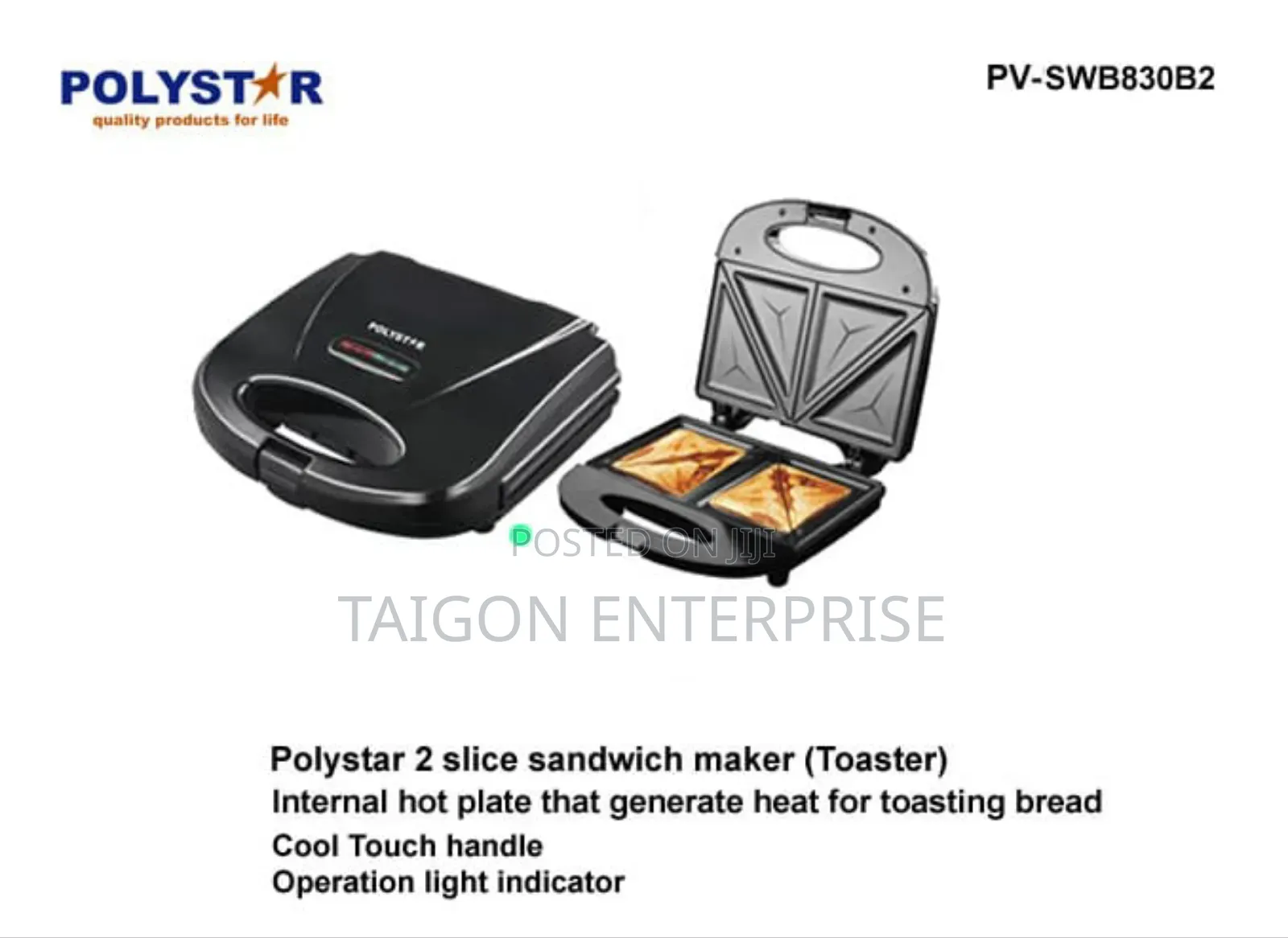2 Slice Sandwich Maker