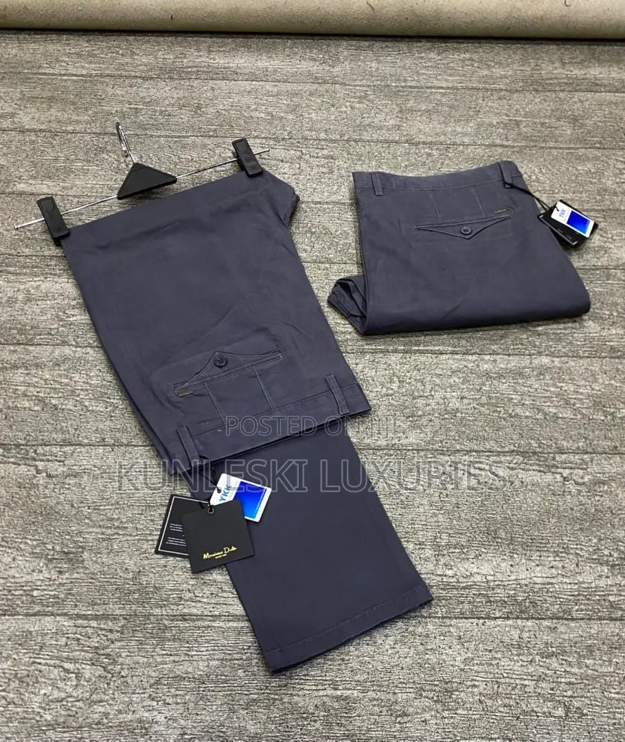 Original Massimo Dutti Stretchy Material Chinos Trouser Collection