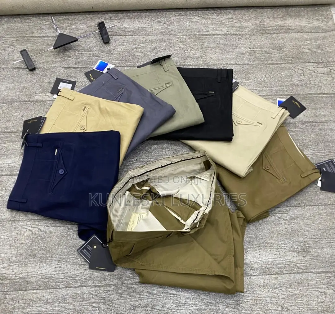 Original Massimo Dutti Stretchy Material Chinos Trouser Collection
