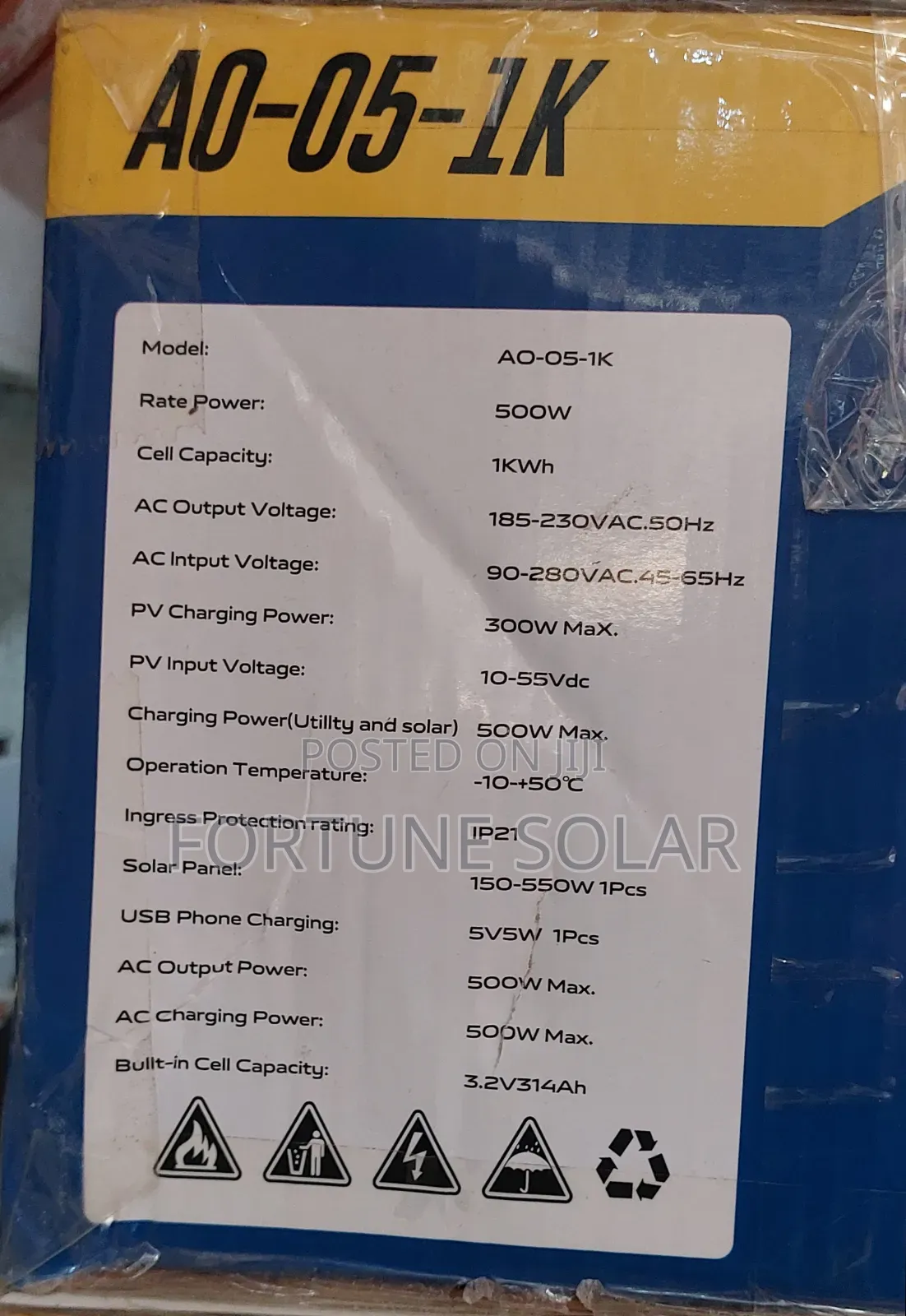 Solar Generator 1kwh High Capacity With Longlasting Battery