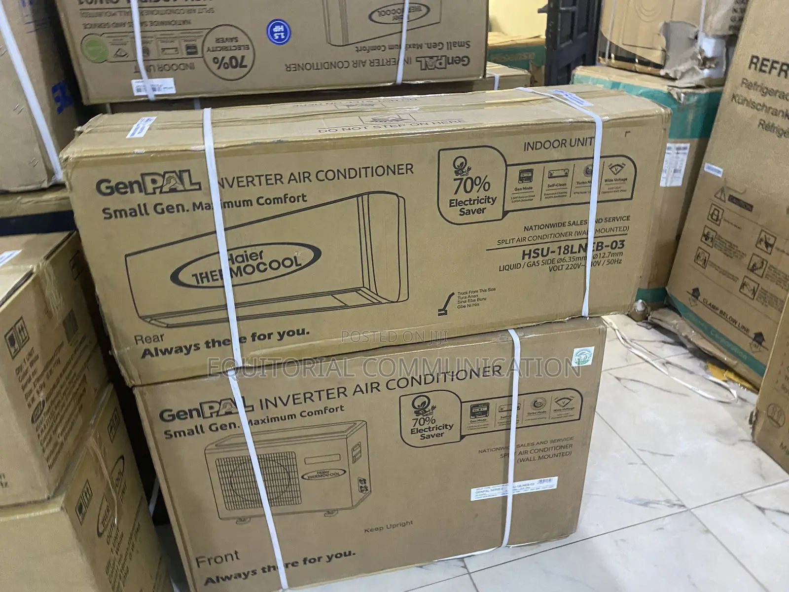 Haier Thermocool 2hp Split Ac Inverter Genpal Hsu-18lneb-03