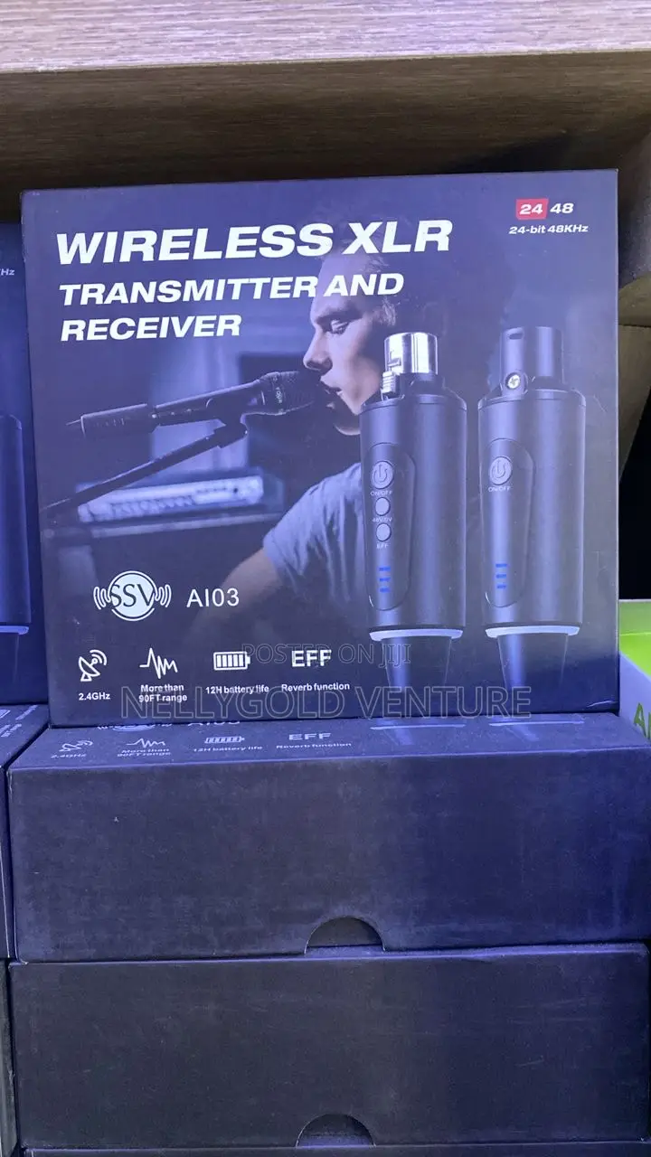Wireless XLR Transmitter and Receiver