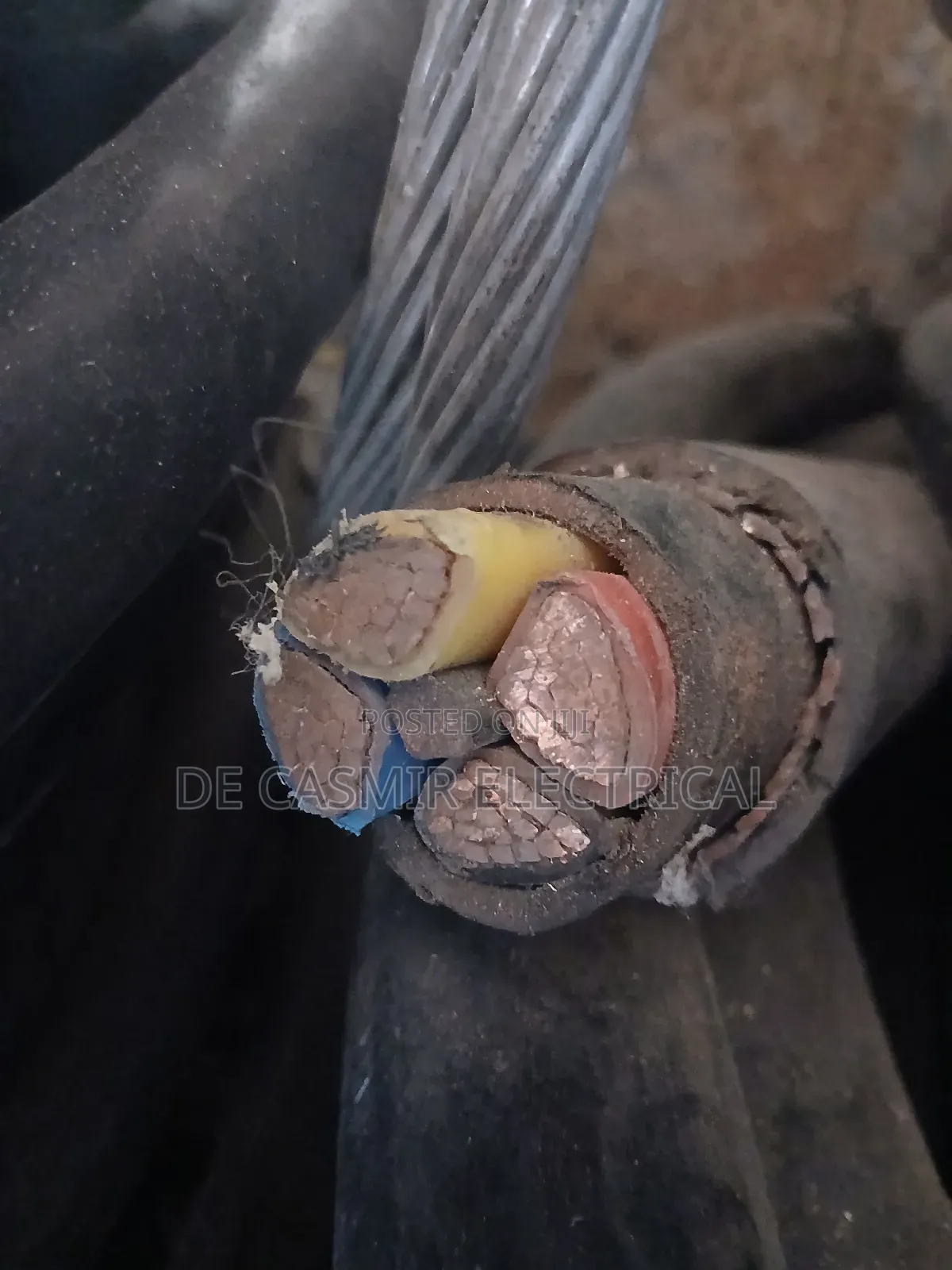 4x120mm2 Armoured Cable 1100 Volts