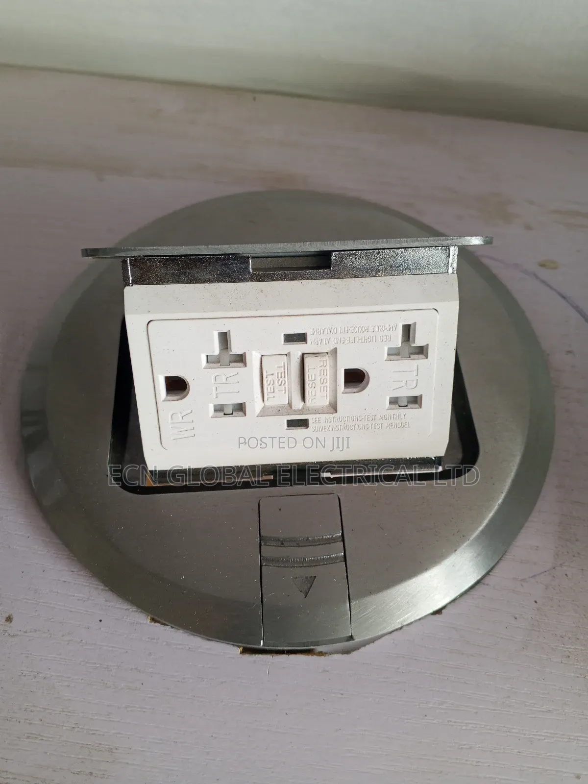 Lew Electric Pufp-S 6" Pop-Up Floor Socket – Duplex Outlet