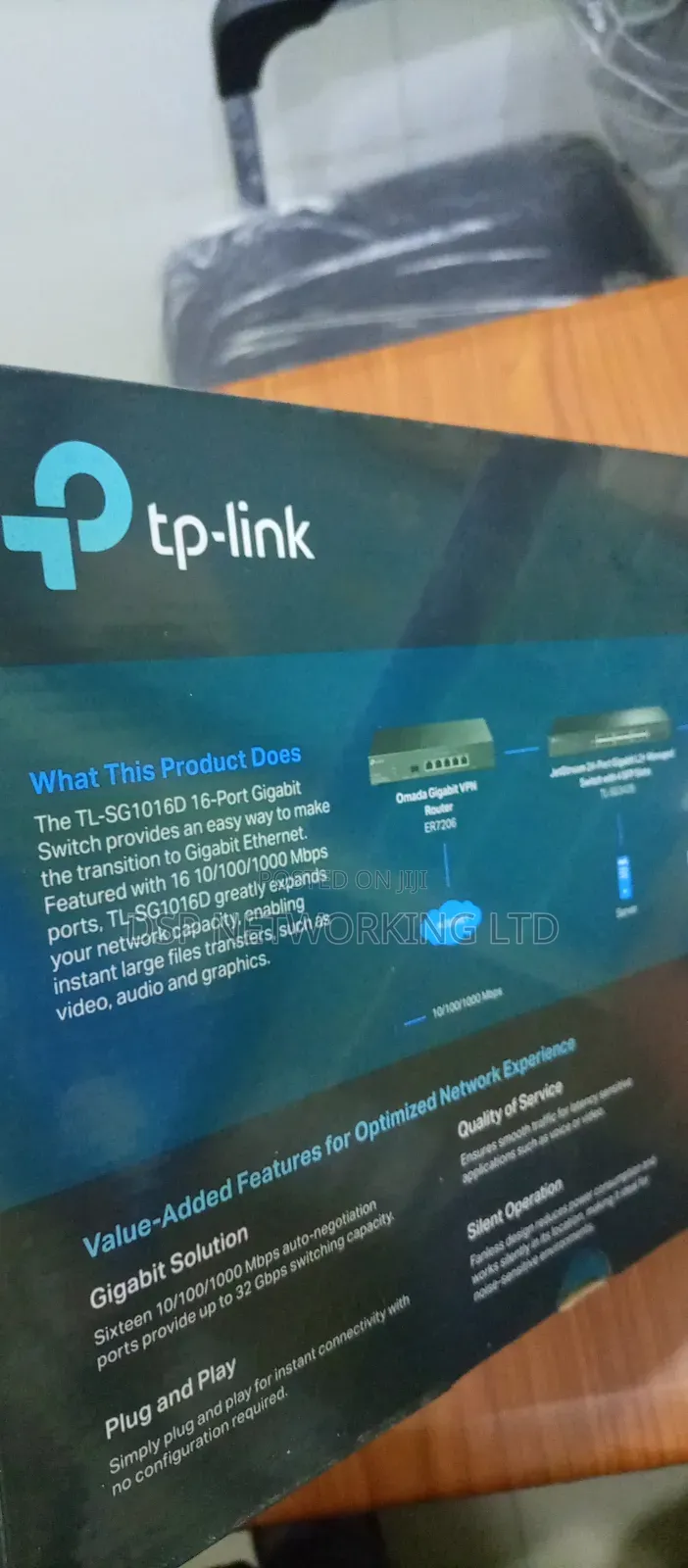 Tp-Link Tl-Sg1016d 16-Port Gigabit Network Switch –Fast Reliable Lan
