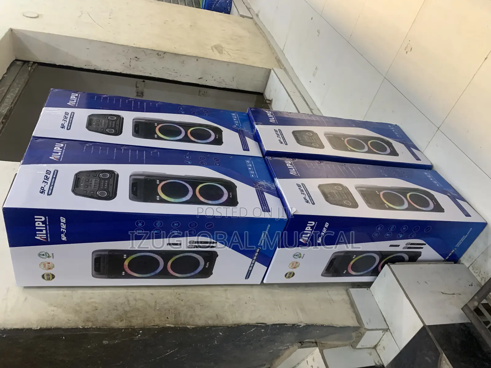 Ailipu Sp3121d Double Rechargeable Public Address With 2 Mics