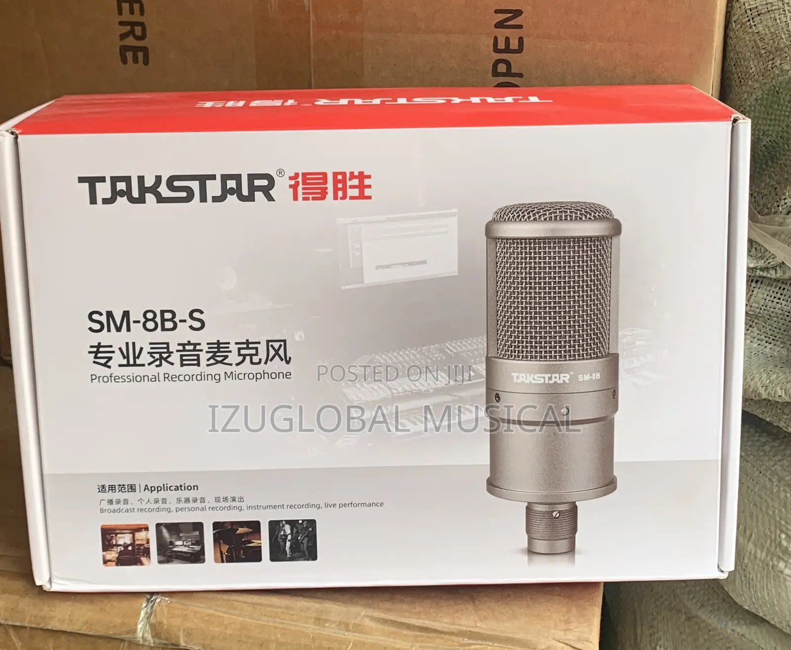Takstar Sm-8bs Professional Recording Studio Microphone