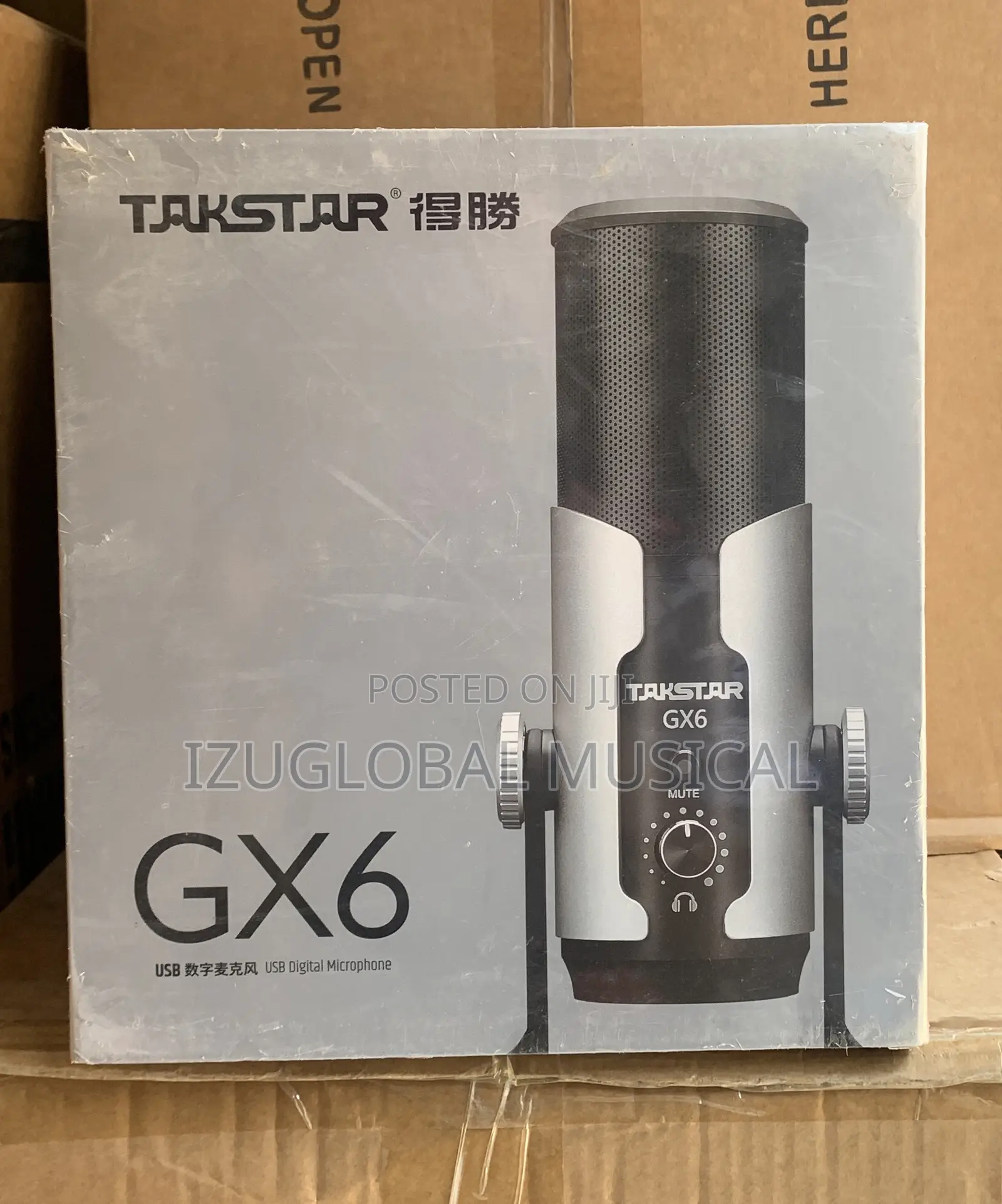 Takstar Gx-6 Micrófono Condesador Usb Con Base