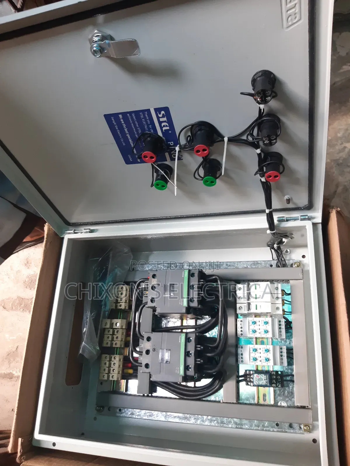 3 Phase Industrial Pump Machine Box Switches