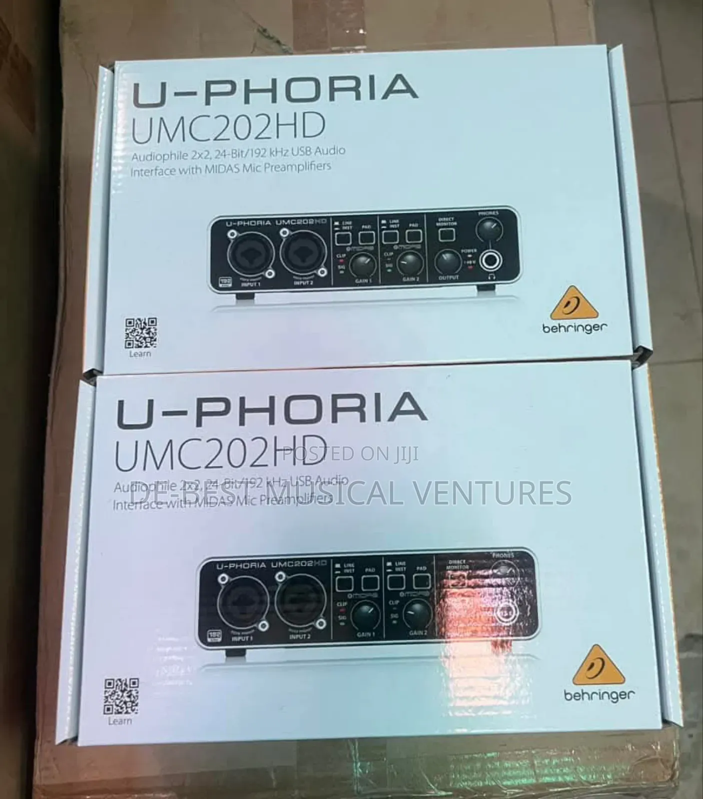 Behringer U-Phoria Umc202hd Soundcard