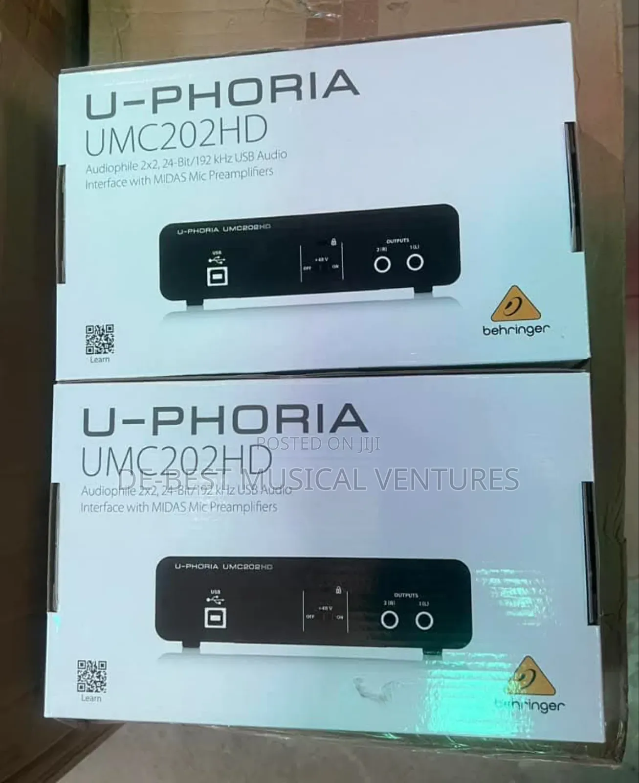 Behringer U-Phoria Umc202hd Soundcard