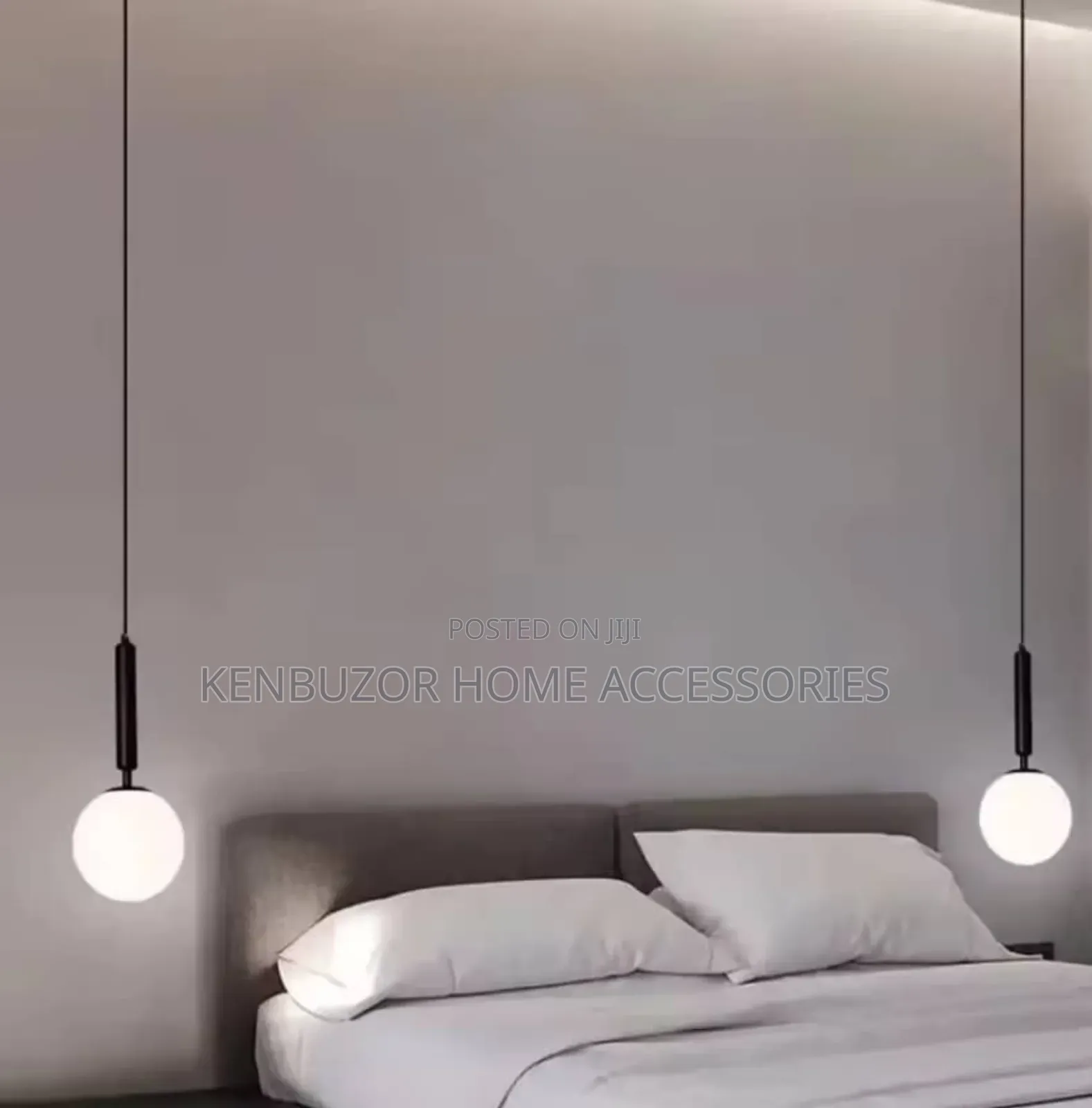 Gold and Black Single Bedside Dropping Lamp