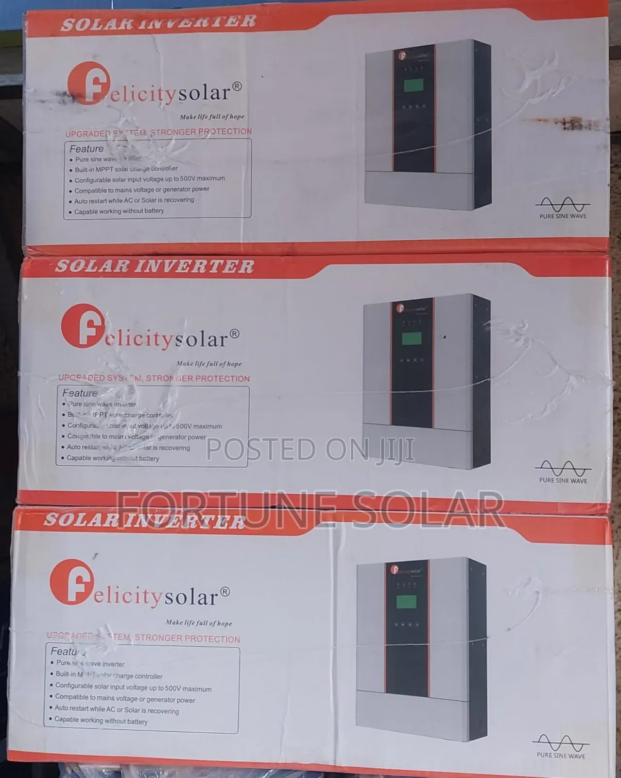 Felicity 3kva 24v Hybrid Inverter Transformer Less