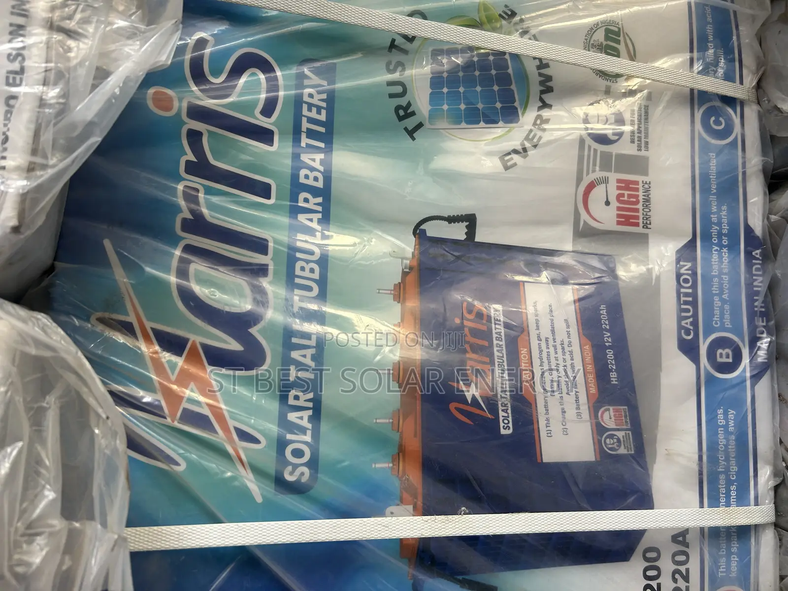220ah /12v Harris Tall Tubular Battery