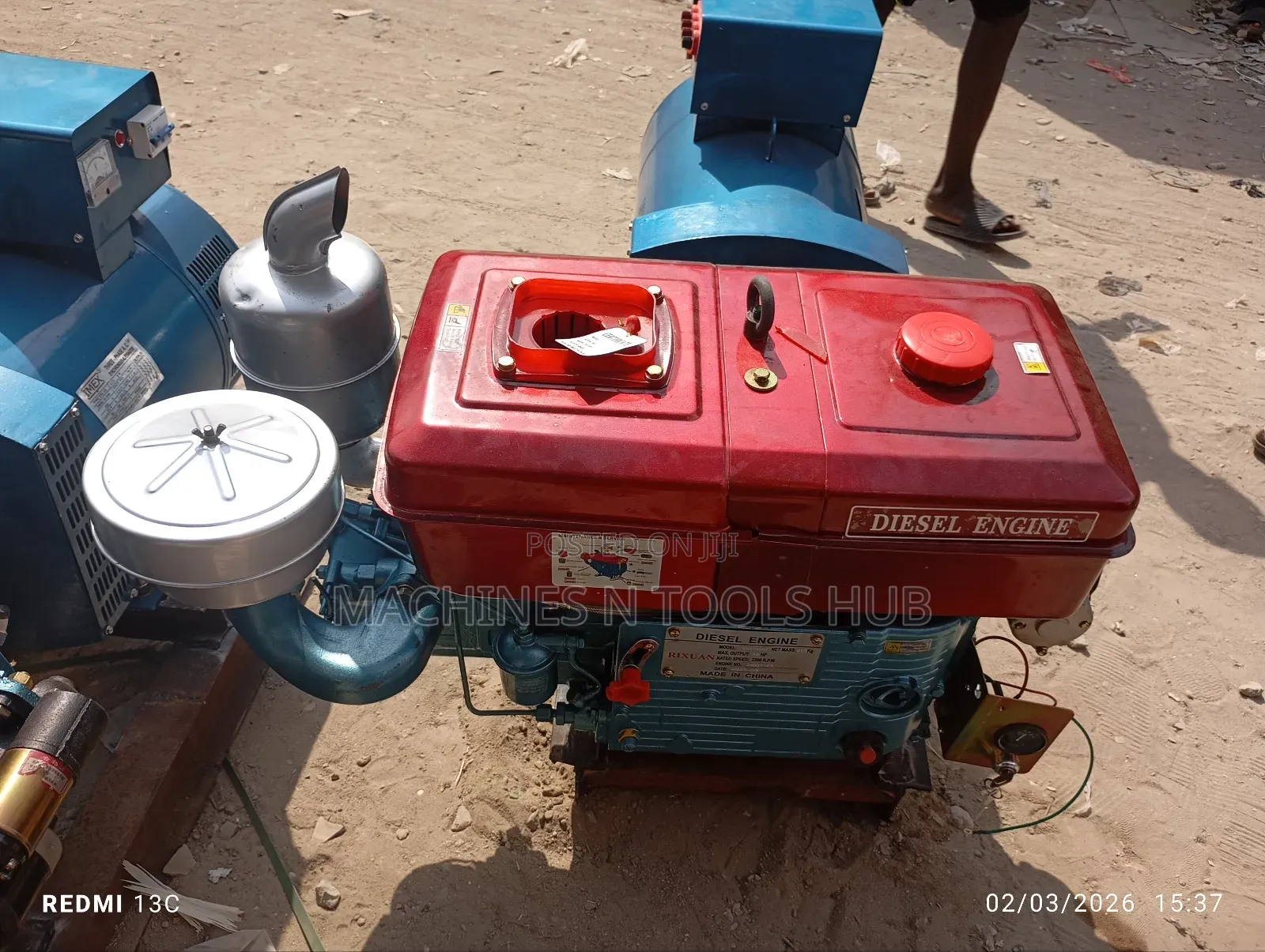 1130 Diesel Generator With Alternator 35hp