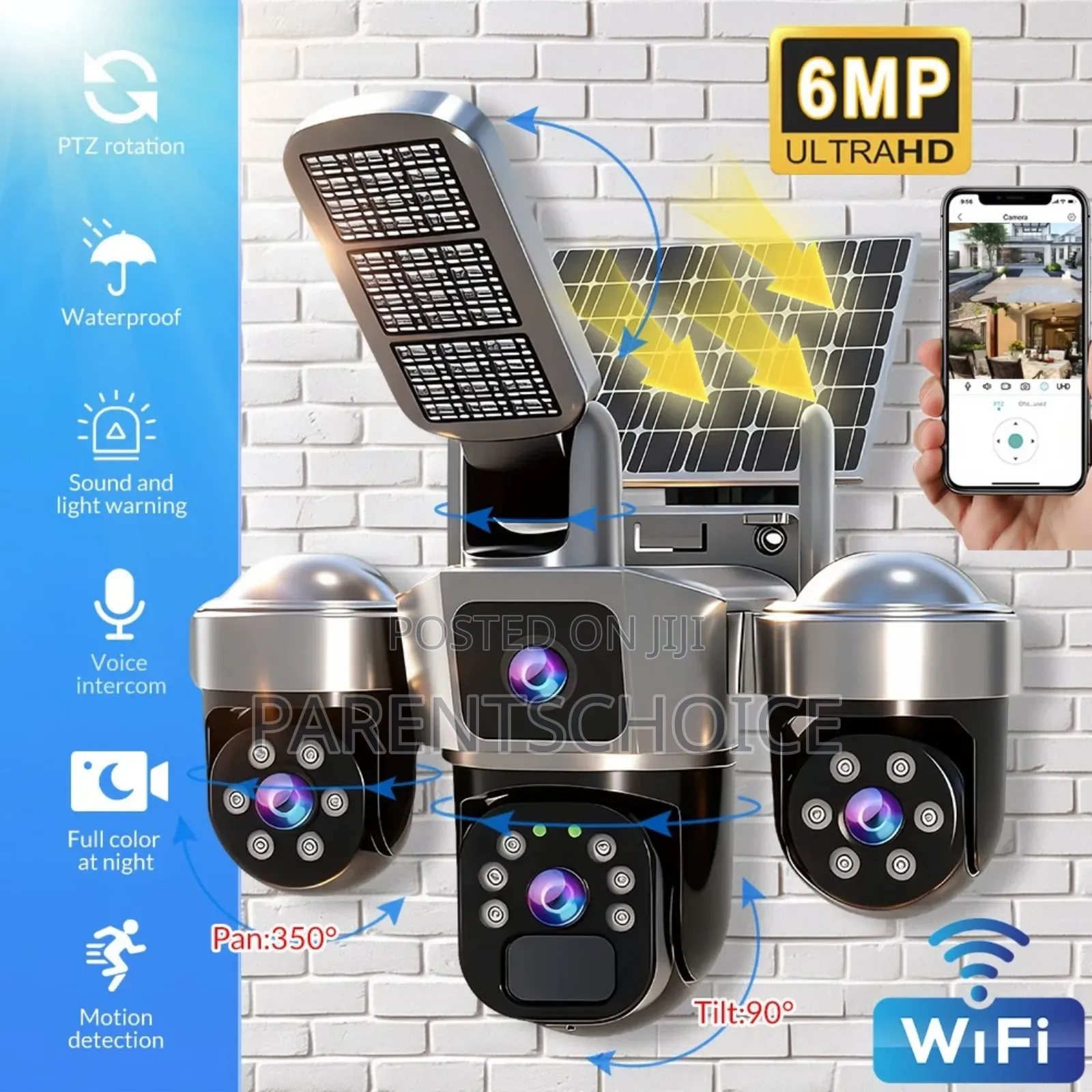 Hd Utralhd Solar PTZ Camera