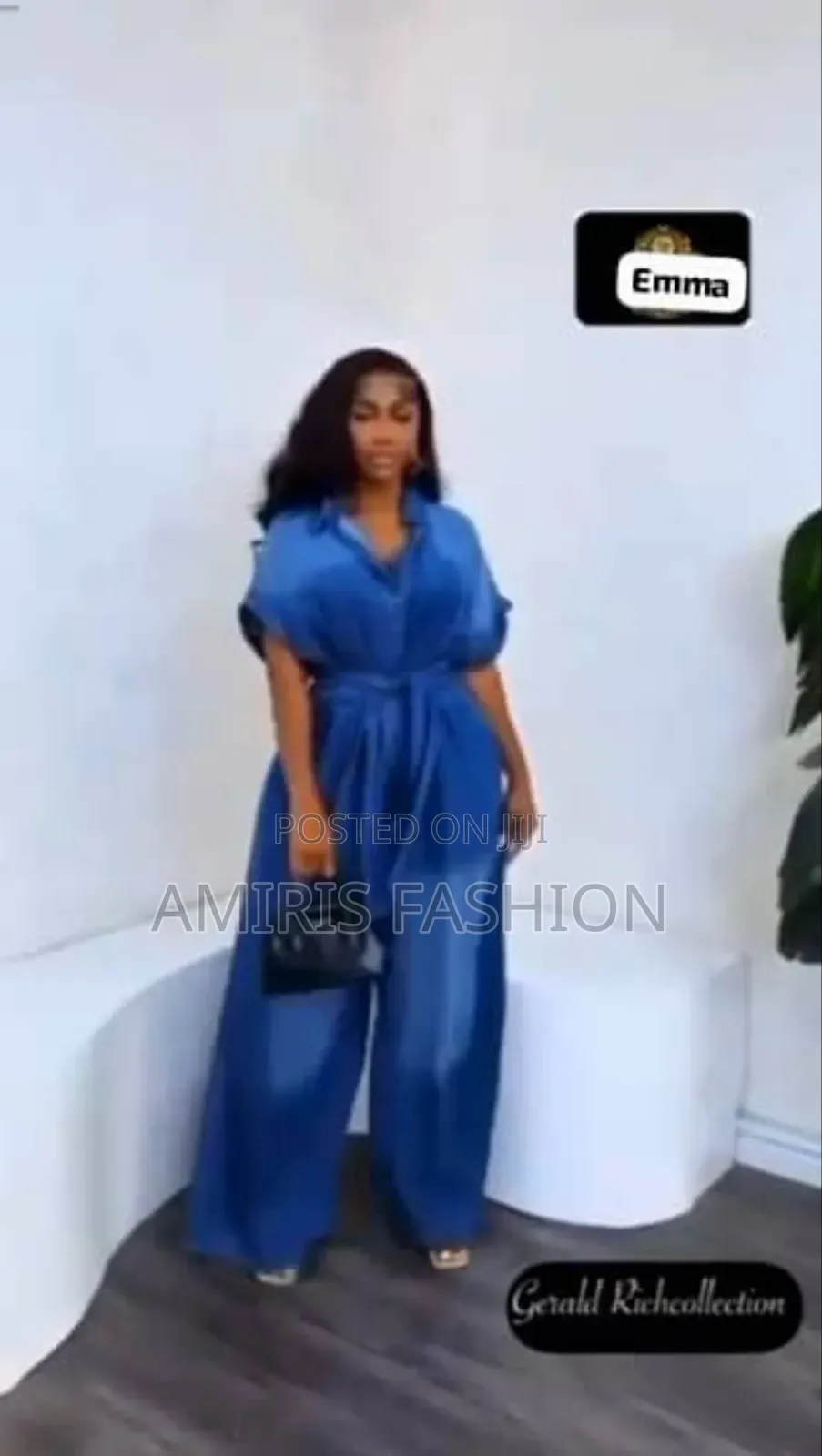 Palazzo Beautiful Jean Jumpsuit