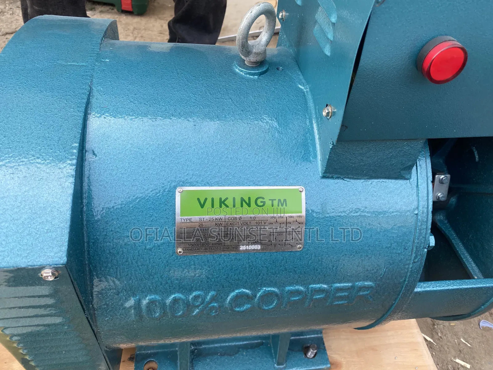 30kva 25kw Single Phase Viking Alternator